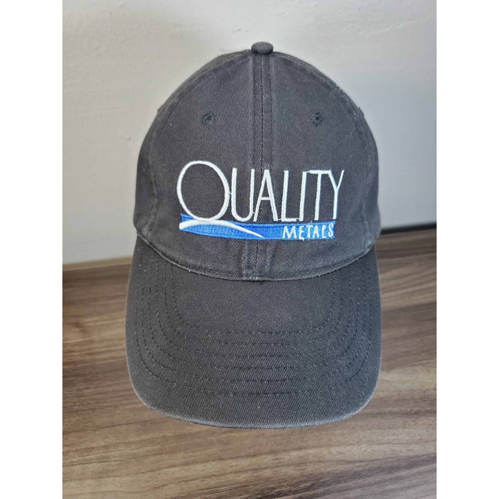 Vintage Vintage QUALITY METALS Hat Black Adjustable Baseball Cap Size ONE SIZE - 4 Thumbnail