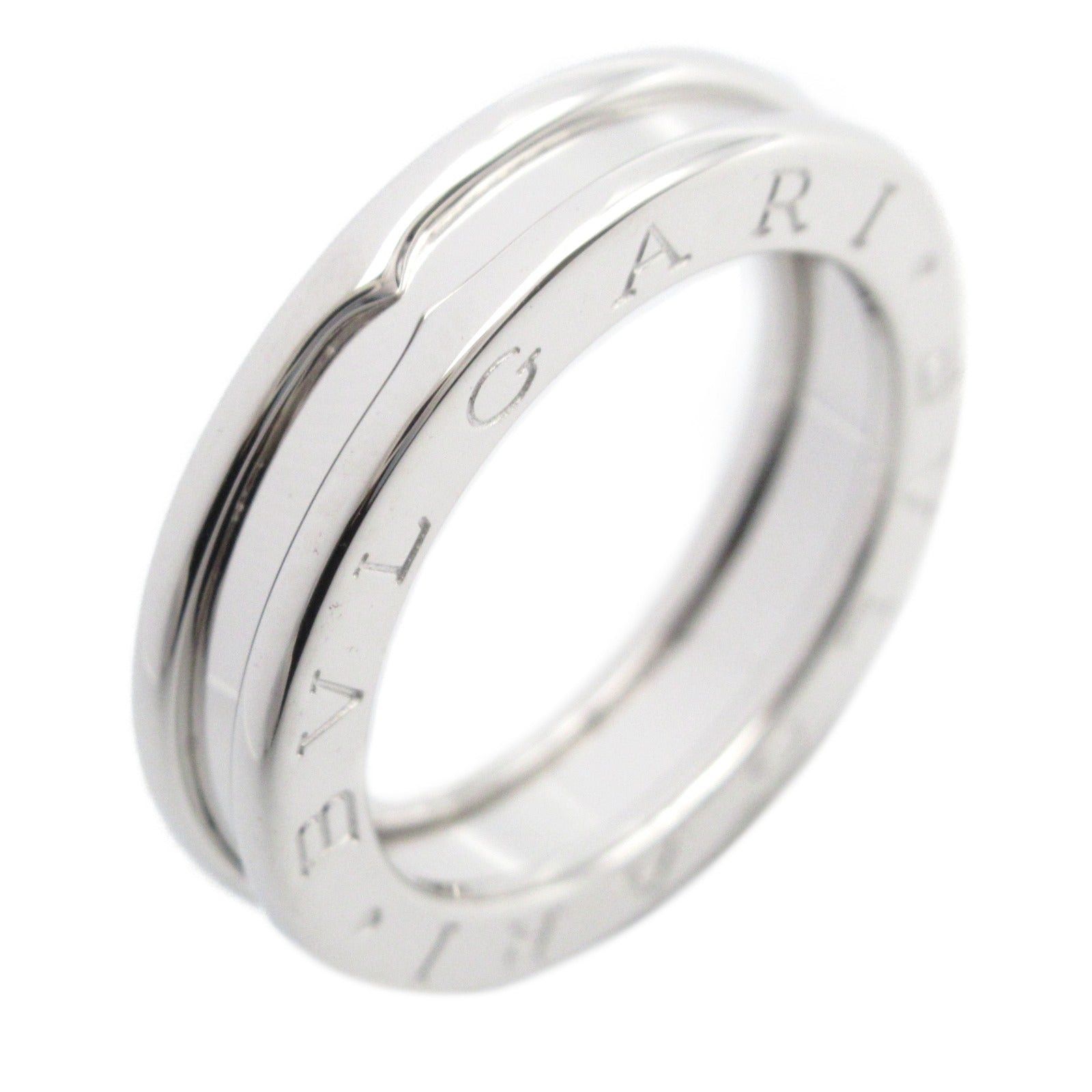 Bvlgari Bvlgari Ring 1Belt K18Wg (White Gold) Silver Size ONE SIZE - 1 Thumbnail