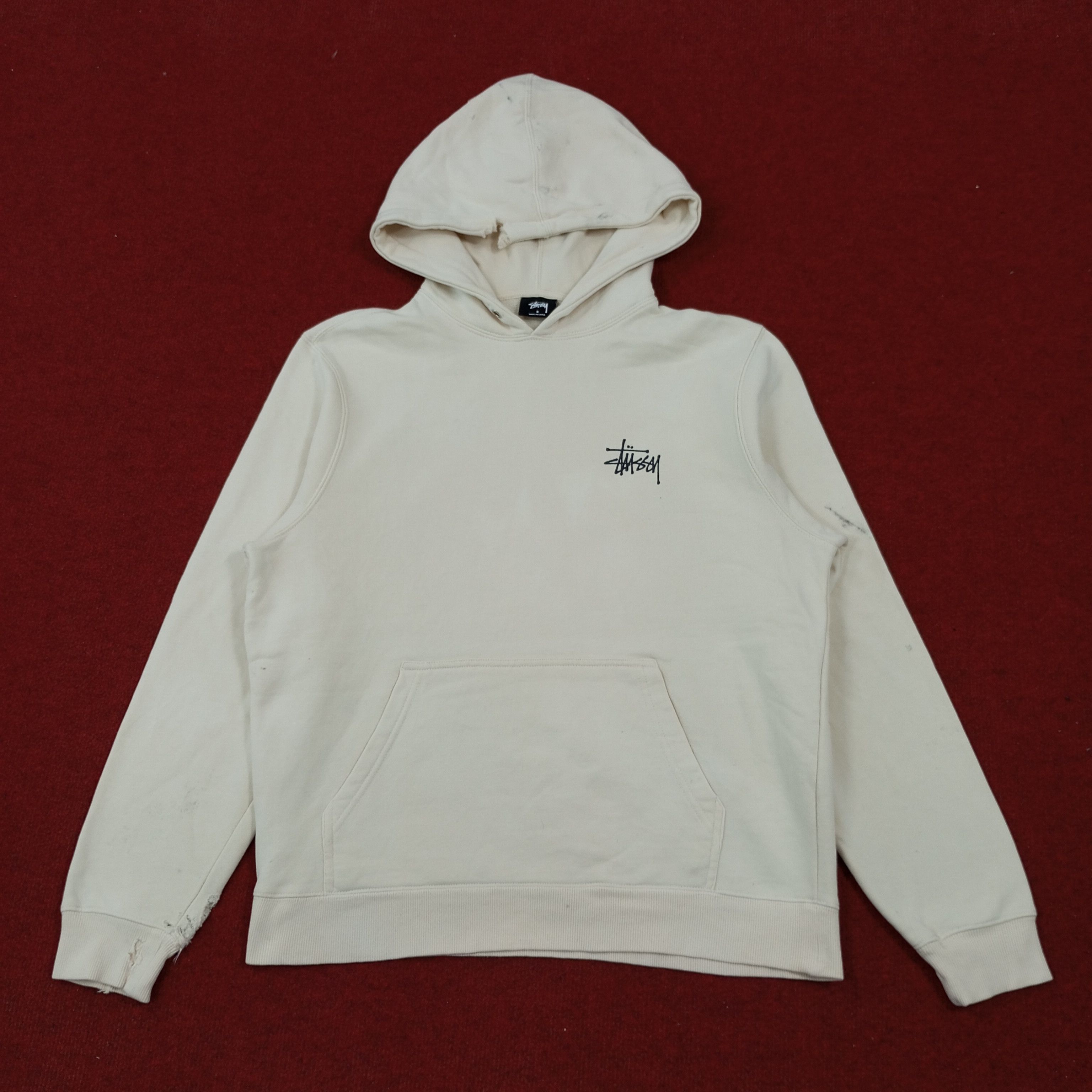 Stussy × Vintage Stussy Streetwear Custom Art Logo Style Distressed Hoodies Size US M / EU 48-50 / 2 - 3 Thumbnail