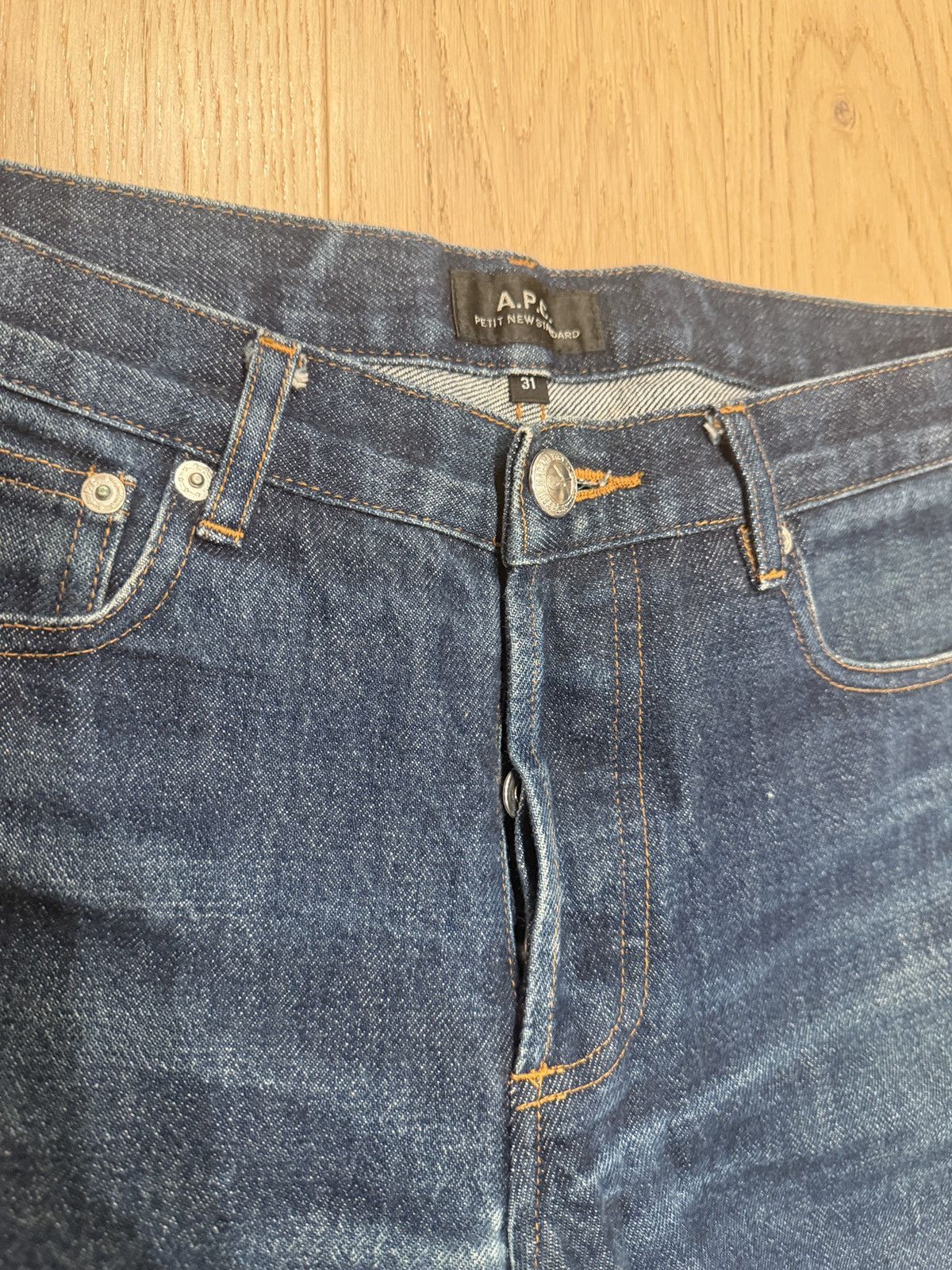 A.P.C. Warn In Blue APC Jeans Size US 31 - 2 Thumbnail