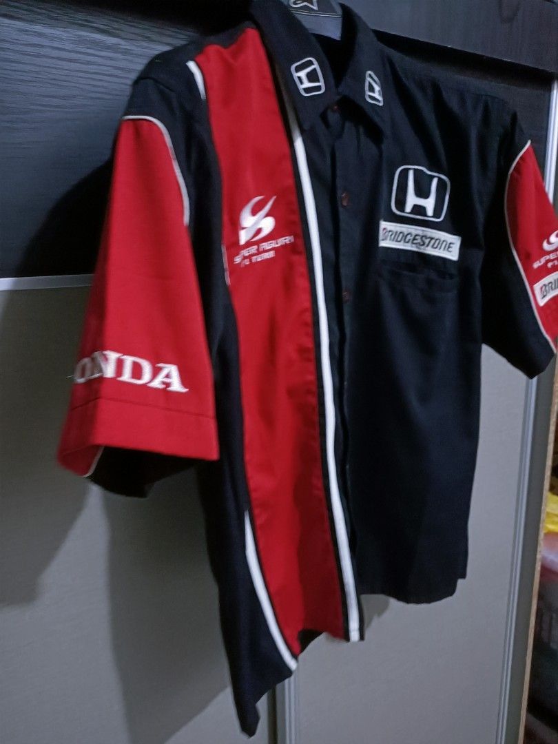 Formula 1 Honda x Super Aguri F1 Team x Bridgestone Pit Crew Shirt XL Size US M / EU 48-50 / 2 - 3 Thumbnail