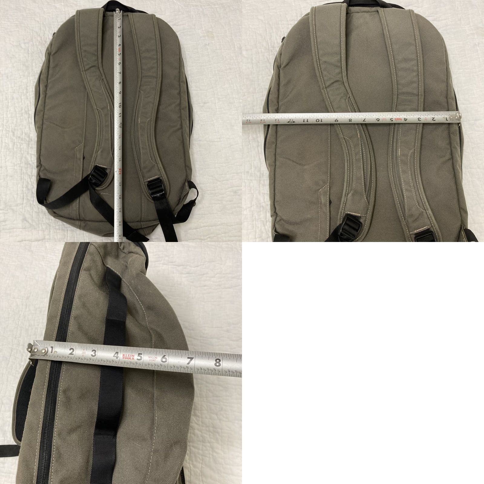 Vintage Timbuk2 Convertible Medium Backpack Travel Bag Briefcase Gray Mens Backpack Canvas Convertible Medium Gray Travel Bag 90s Size ONE SIZE - 8 Thumbnail