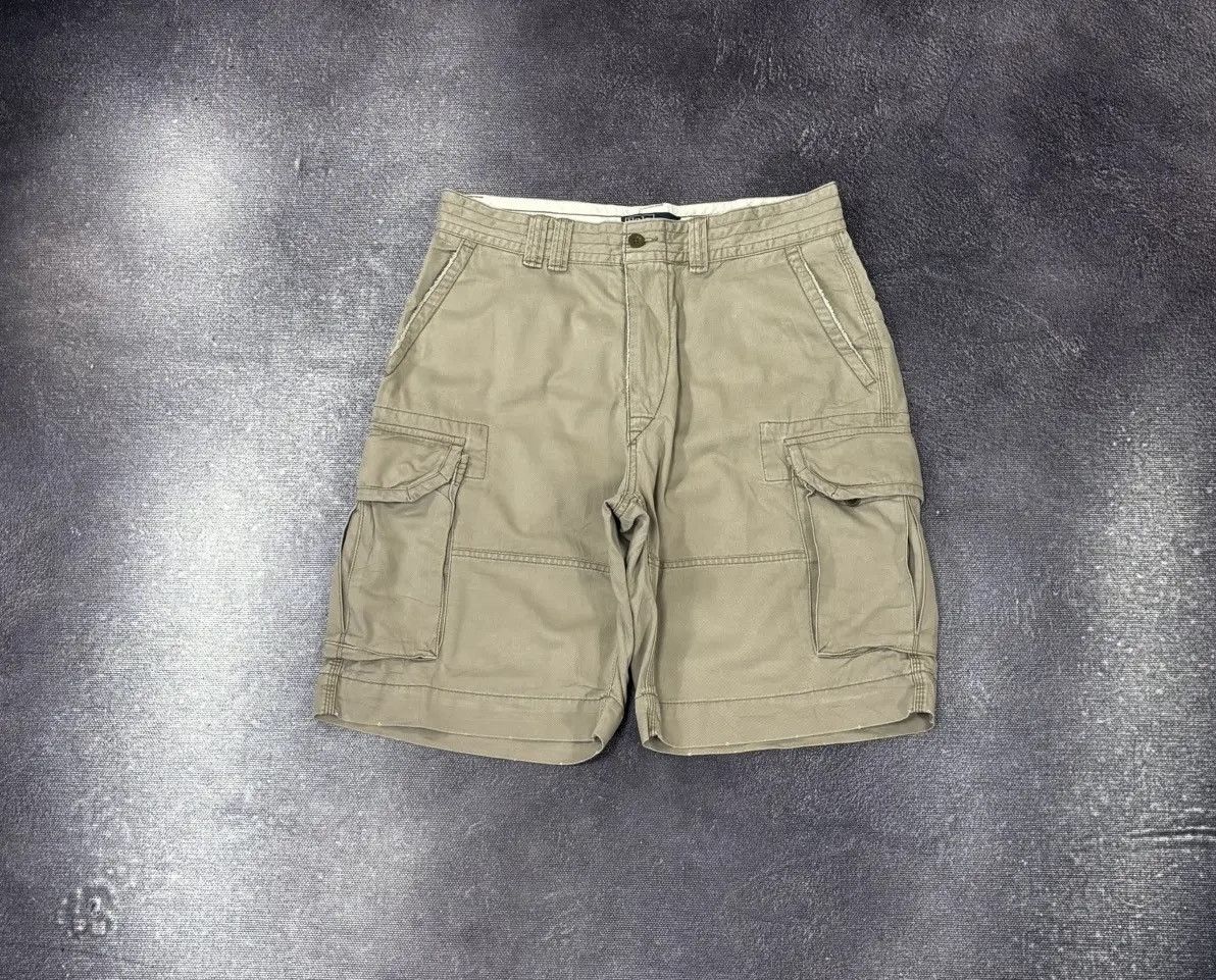 Polo Ralph Lauren × Ralph Lauren × Vintage Vintage Polo Ralph Lauren Y2K Military Hype Cargo Shorts Size US 33 - 1 Thumbnail
