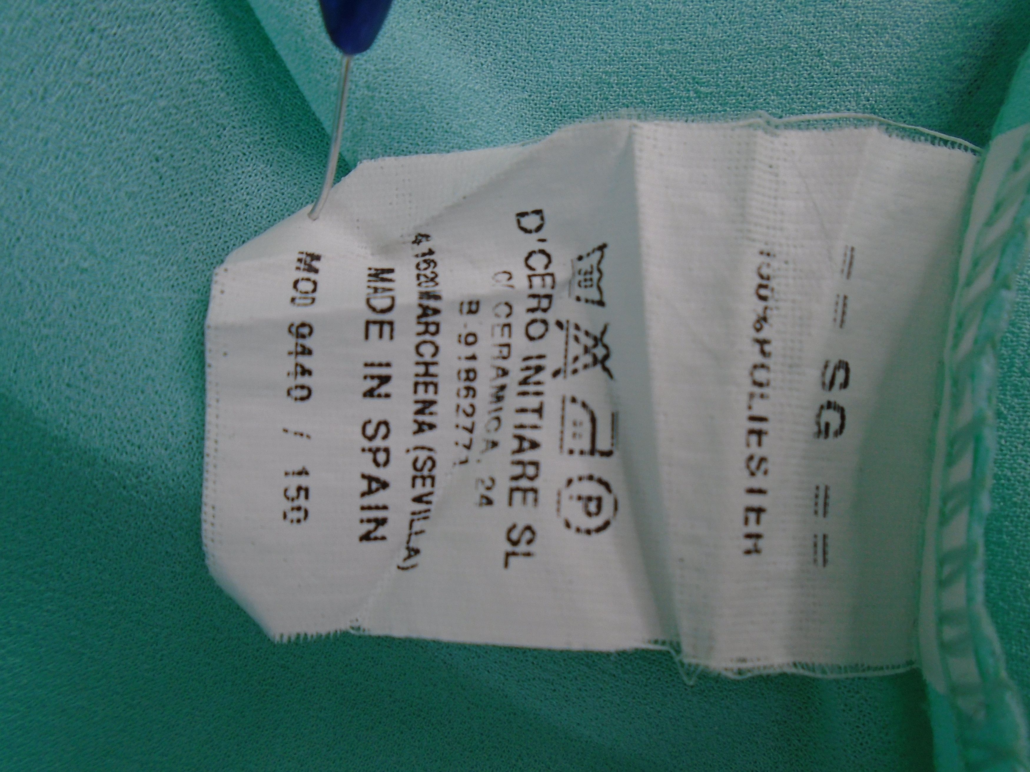 Vintage Women's Blouse D'Cero. Blue. L. Used. Very good condition Size L / US 10 / IT 46 - 9 Thumbnail