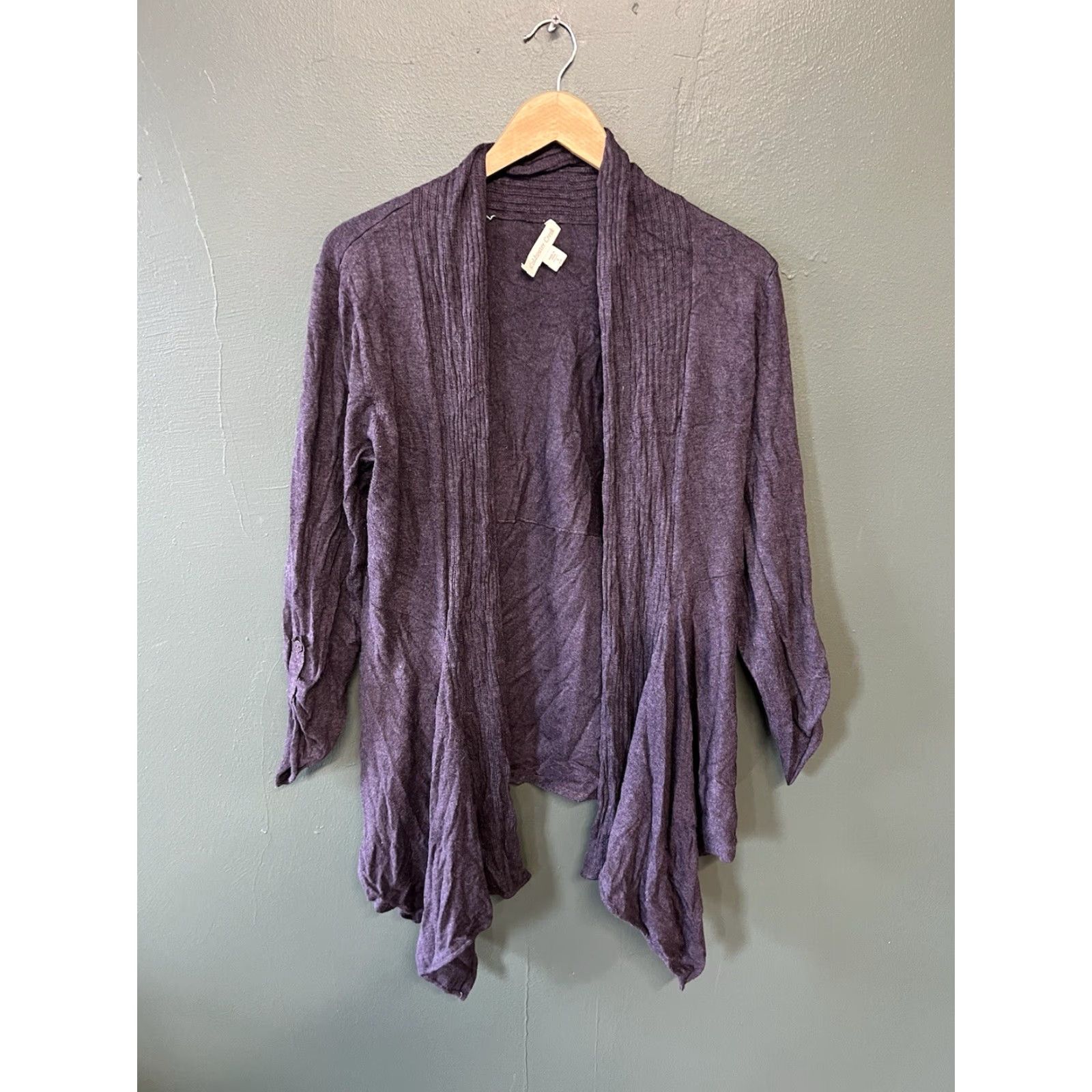 Coldwater Creek Coldwater Creek Womens Purple Knit Cardigan Sweater Size S Size S / US 4 / IT 40 - 2 Thumbnail