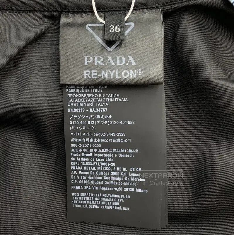 Prada Prada Black Women's Midi Skirt. Size 22" - 6 Thumbnail