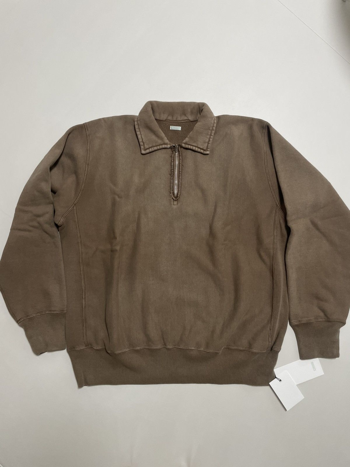 A.PRESSE 26SS Vintage half zip sweatshirt Size US XXL / EU 58 / 5 - 1 Thumbnail