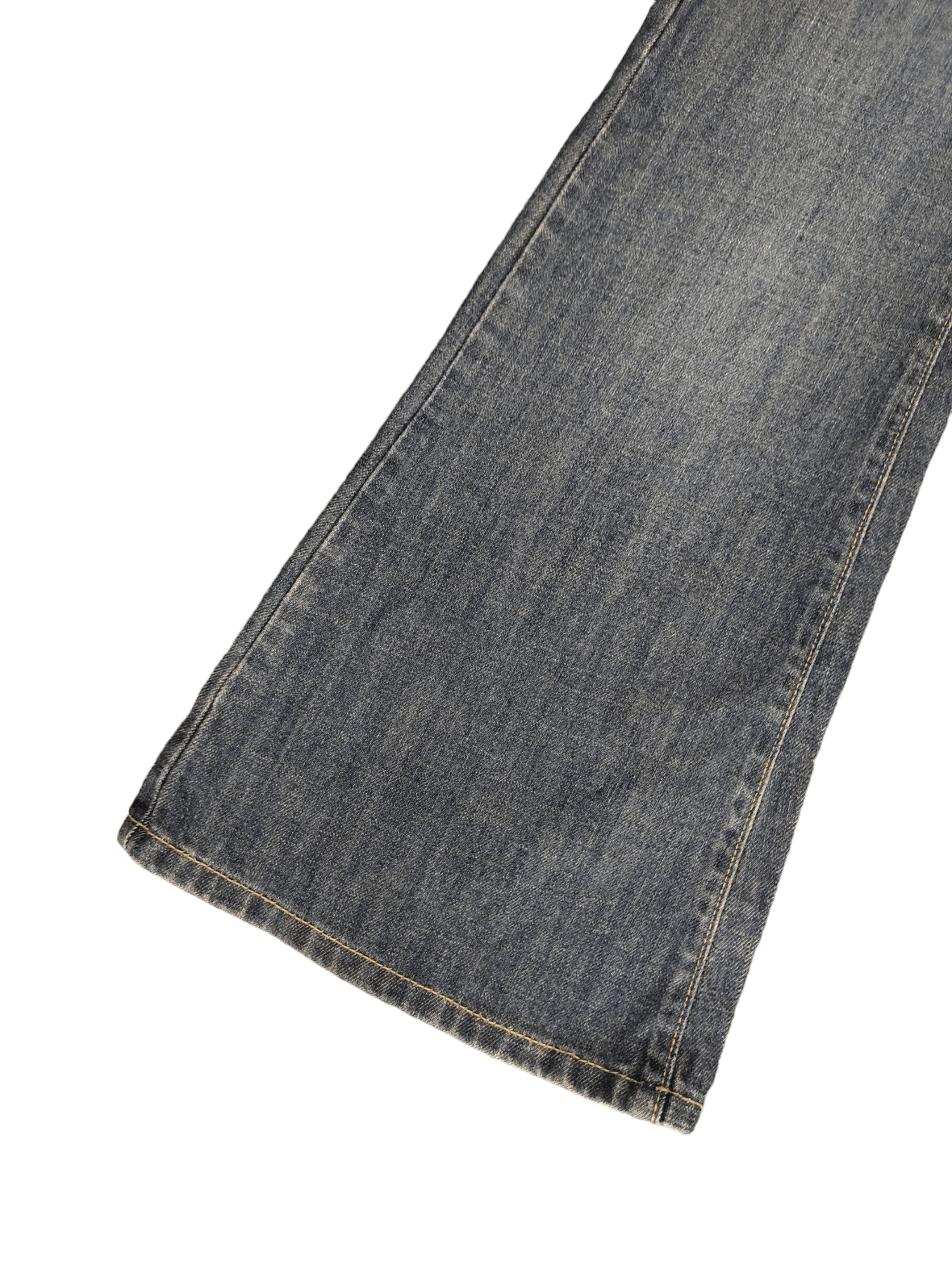 If Six Was Nine Flare Jeans Fishbone Faded Boot Cut Bell Bottom Size US 28 / EU 44 - 9 Thumbnail