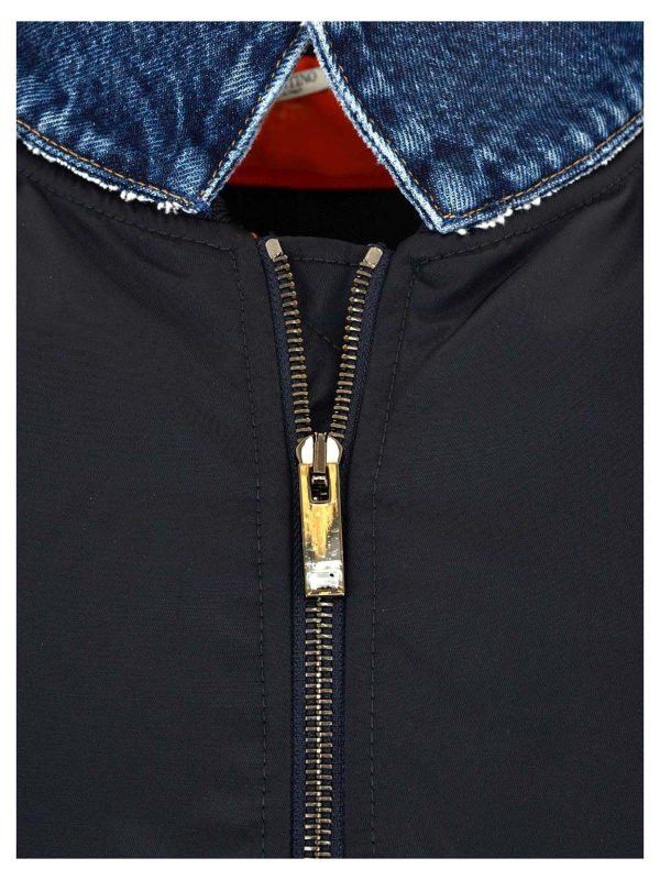 Valentino o1y0525 Logo Bomber Jacket in Midnight Blue Size US S / EU 44-46 / 1 - 2 Thumbnail