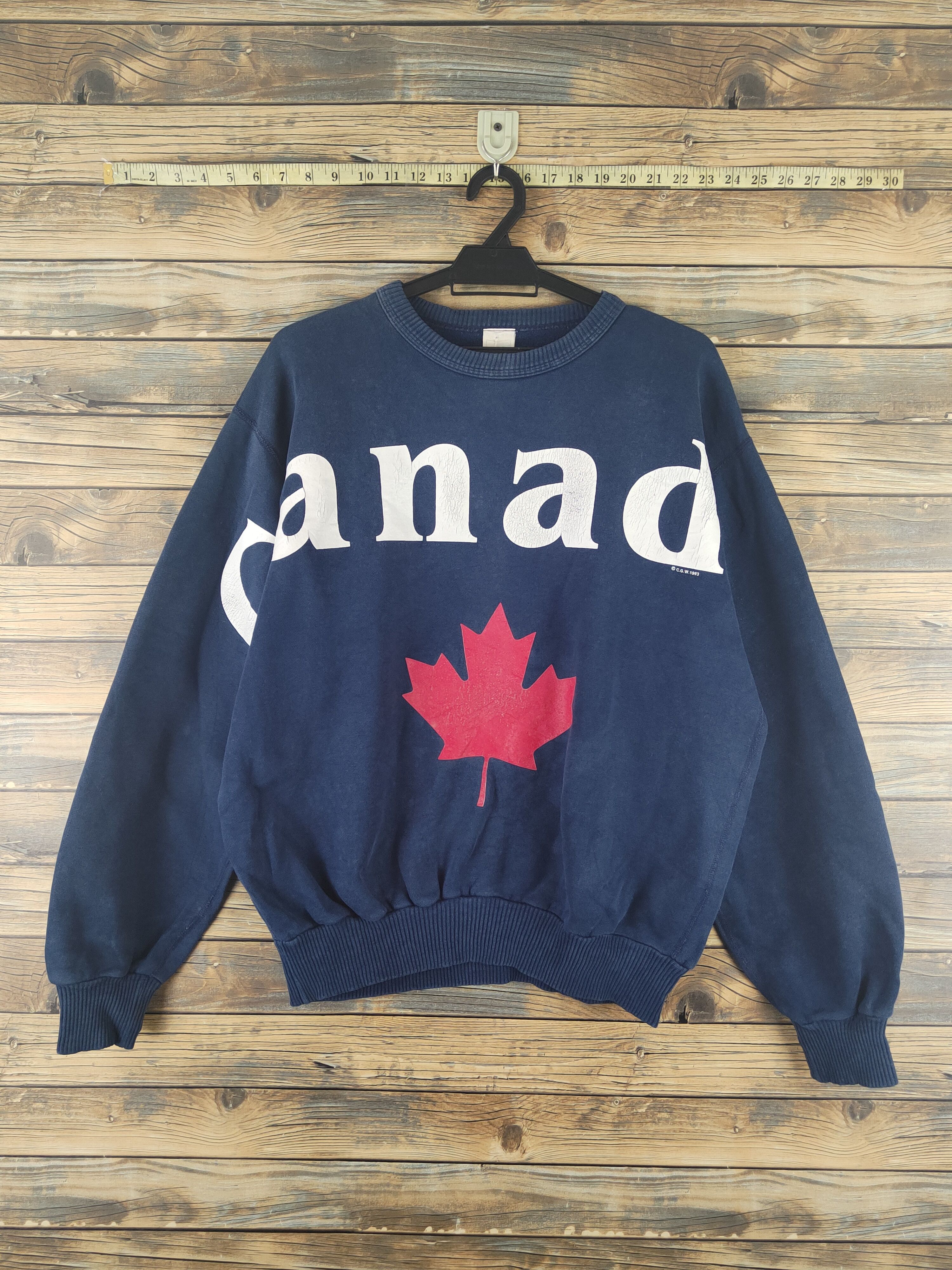 Vintage DL Waves Blue Canada vintage Sweatshirts #46-033 Size US M / EU 48-50 / 2 - 1 Thumbnail