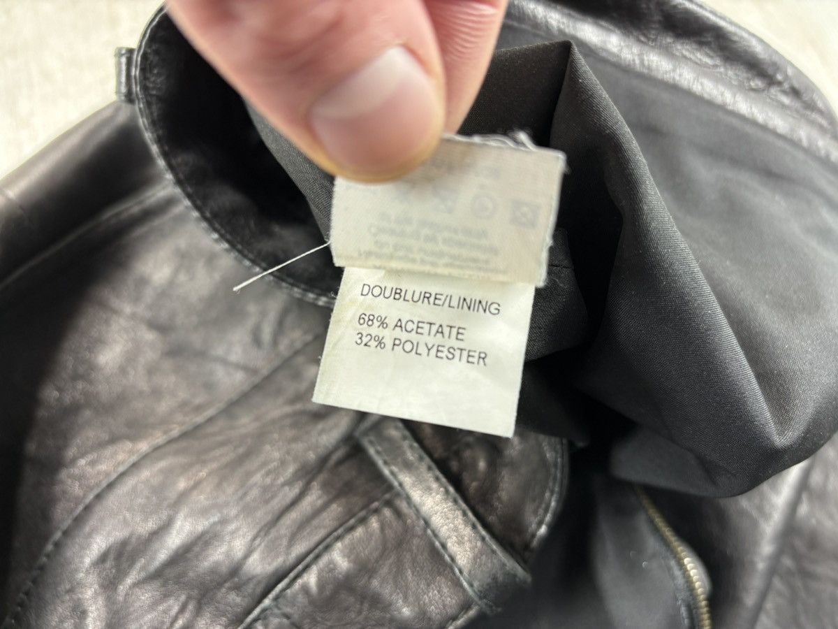Designer × Lanvin Womens vintage leather Motorcycle Biker pants Lanvin Size 40 Size 27" / US 4 / IT 40 - 9 Thumbnail