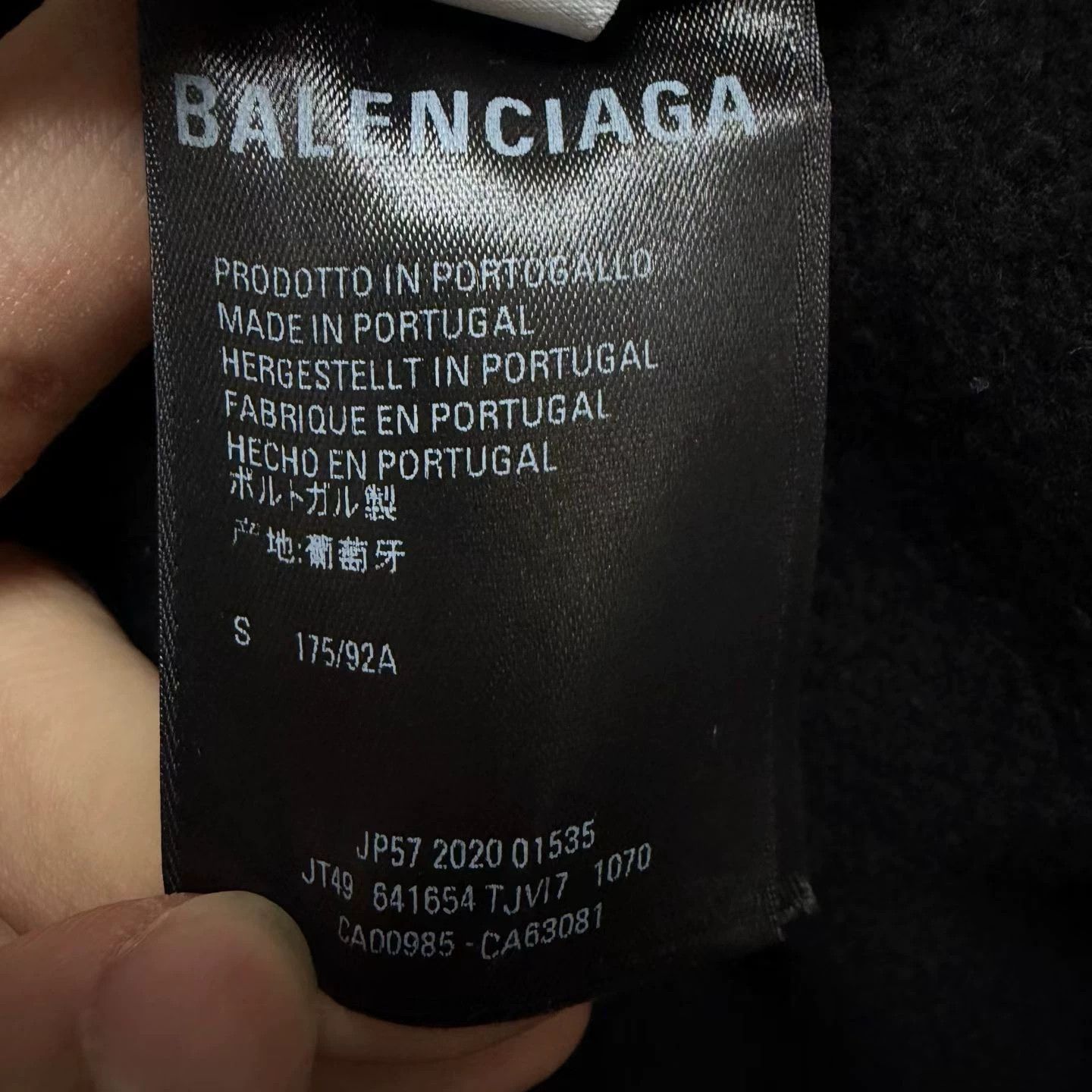 Balenciaga Balenciaga 21SS Marathon Print Distressed CrewneckSweatshirt Size US S / EU 44-46 / 1 - 5 Thumbnail