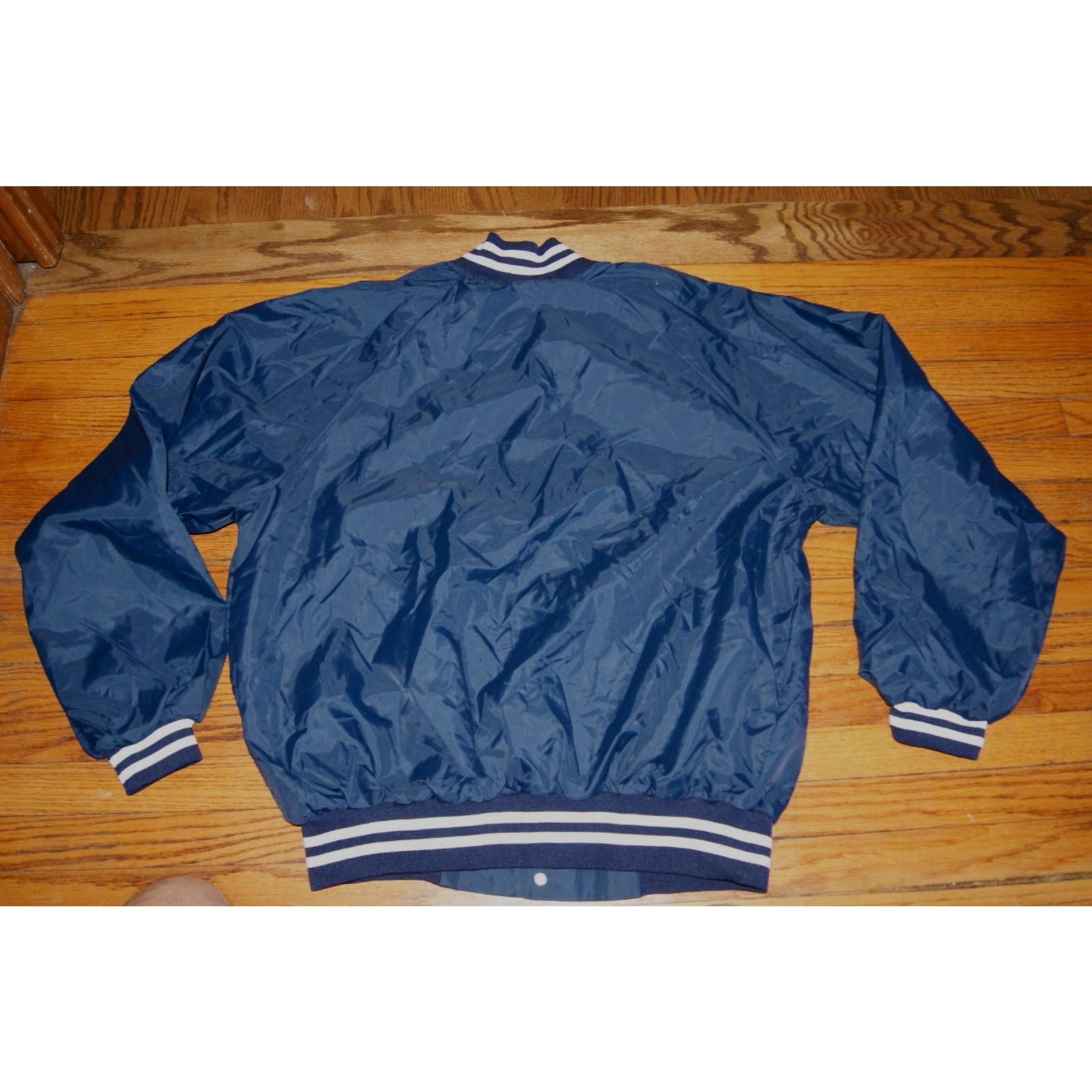 Vintage NOS VTG Kroger Blue XL Bomber Jacket Snap USA Workwear Size US XL / EU 56 / 4 - 6 Thumbnail