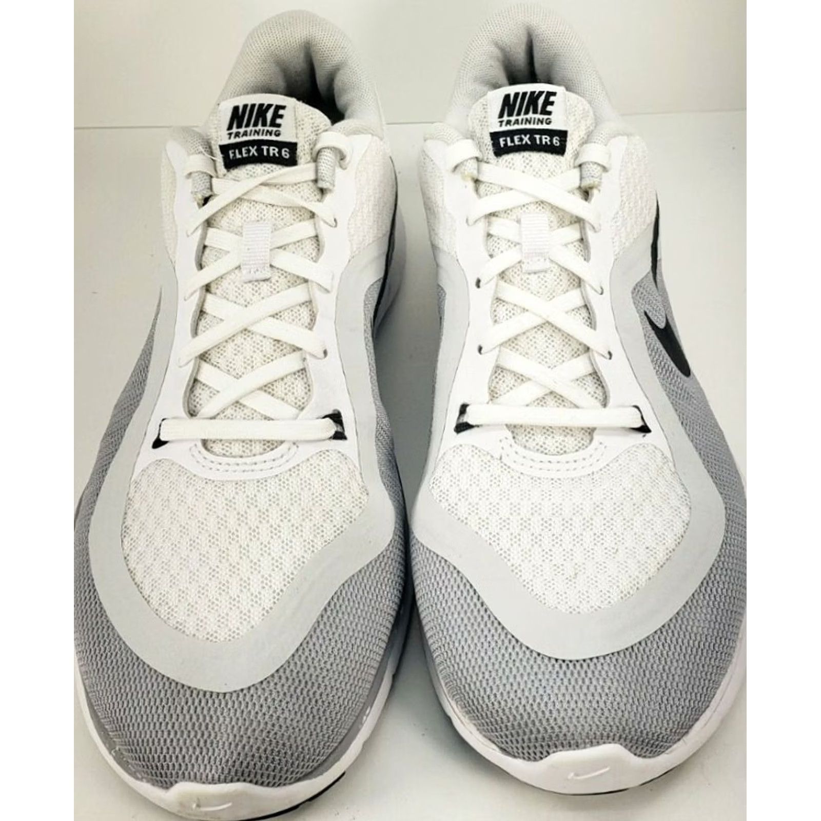 Nike Nike Training Flex TR 6 Womens Athletic Shoe Size 10M White Gray Black Size US 12 / IT 42 - 7 Thumbnail