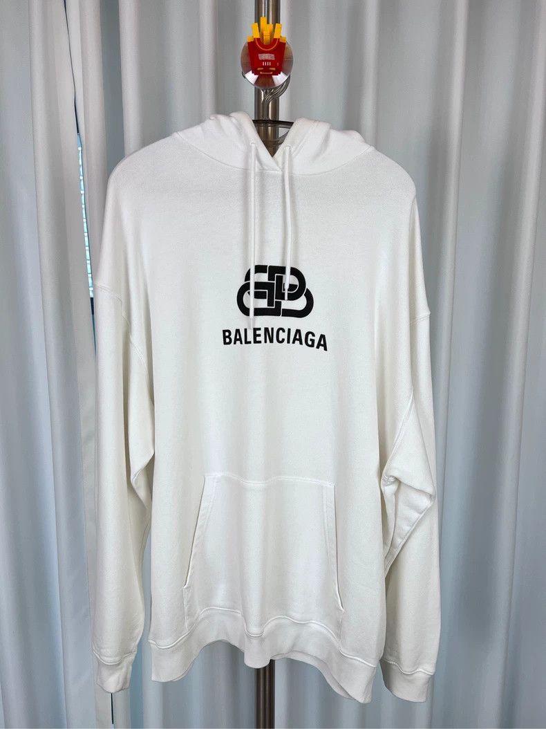 Balenciaga Balenciaga Pure white lock hoodie hoodie hoodie Size US M / EU 48-50 / 2 - 1 Thumbnail