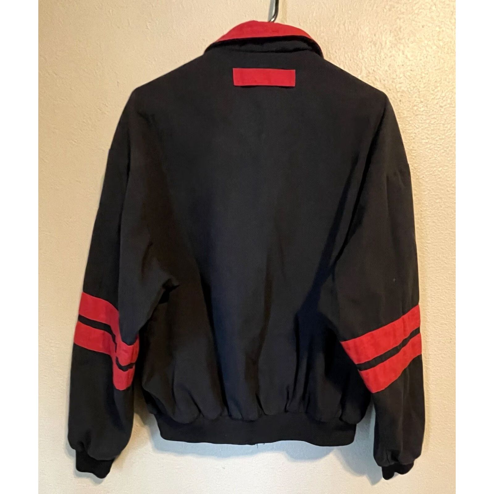 Vintage VINTAGE Winston by Swingster Racing Team Bomber Jacket N/A Men L Black 90s USA Racing Clothes Jacket Size US L / EU 52-54 / 3 - 2 Thumbnail