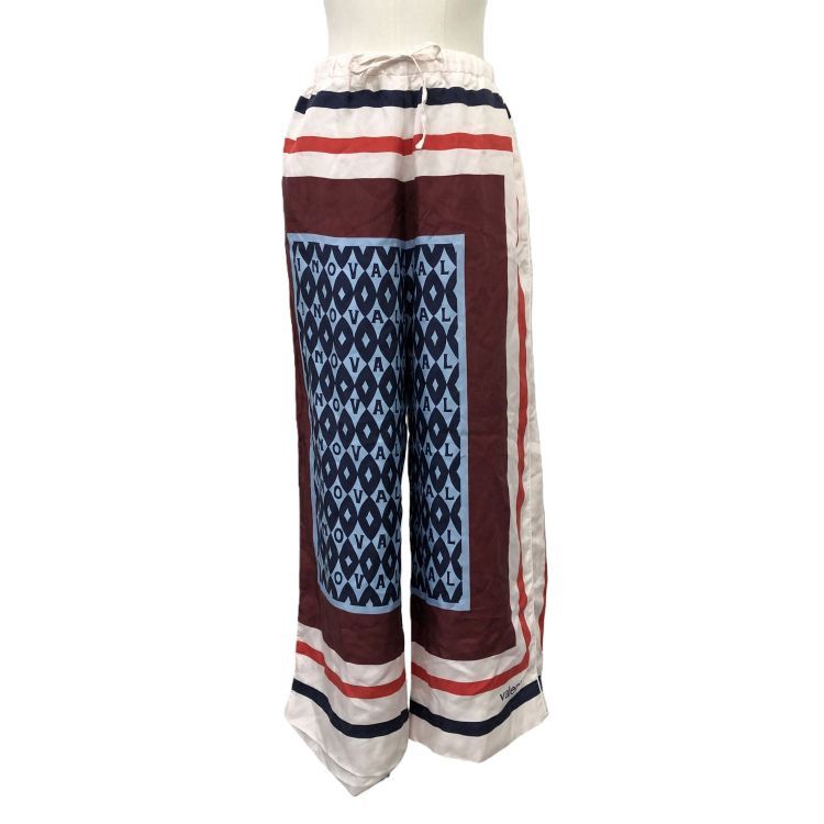 Valentino Valentino Patterned Silk Pants Size 38 Size 26" / US 2 / IT 38 - 1 Thumbnail