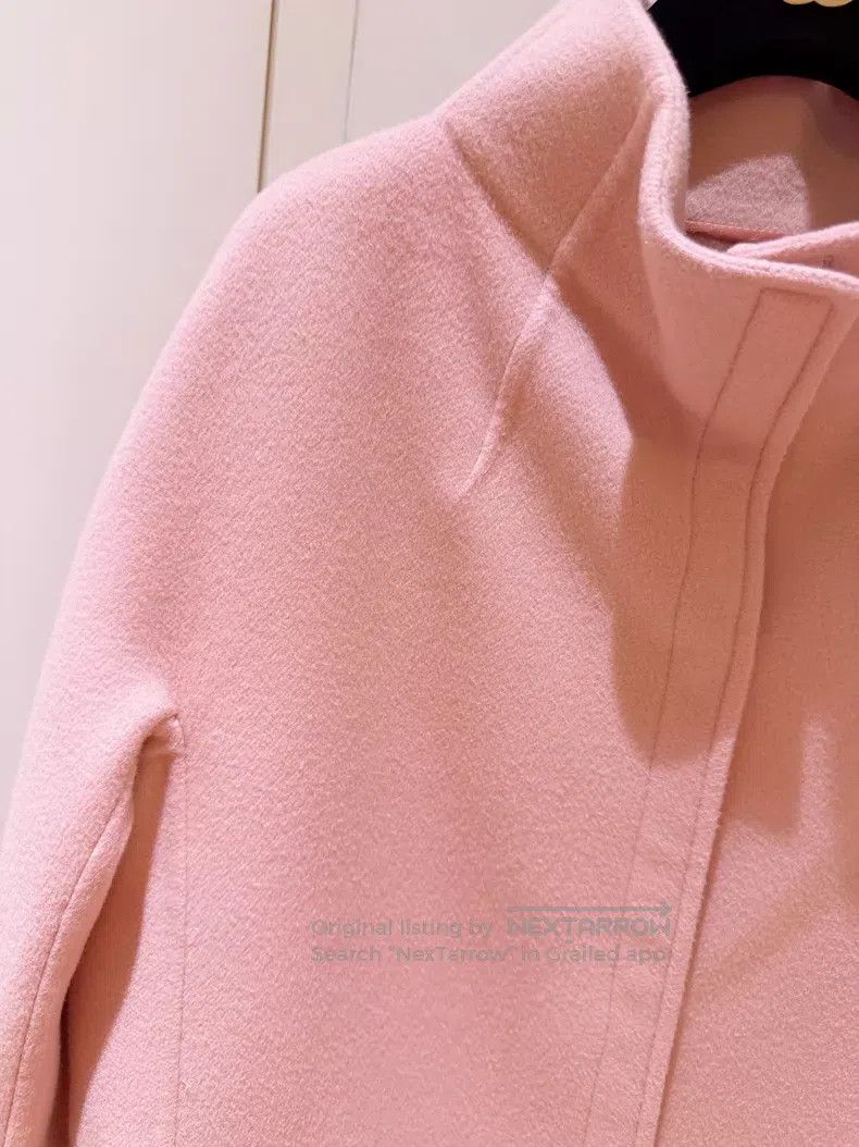 Loro Piana Loro Piana Pink Volcano Collar Baby Cashmere Long Coat Size S / US 4 / IT 40 - 3 Thumbnail