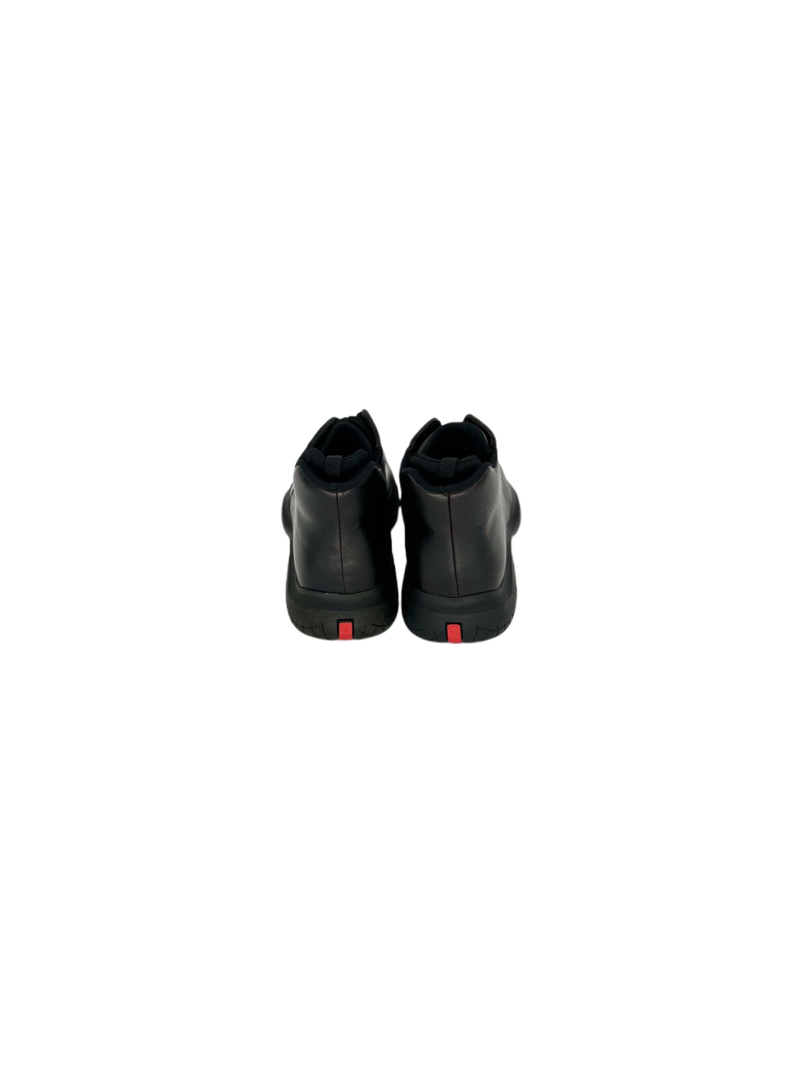 Prada PradaLineaRossa Dark Brown Calf Leather 'Derby' Walking Boot Size US 6.5 / EU 39-40 - 6 Thumbnail