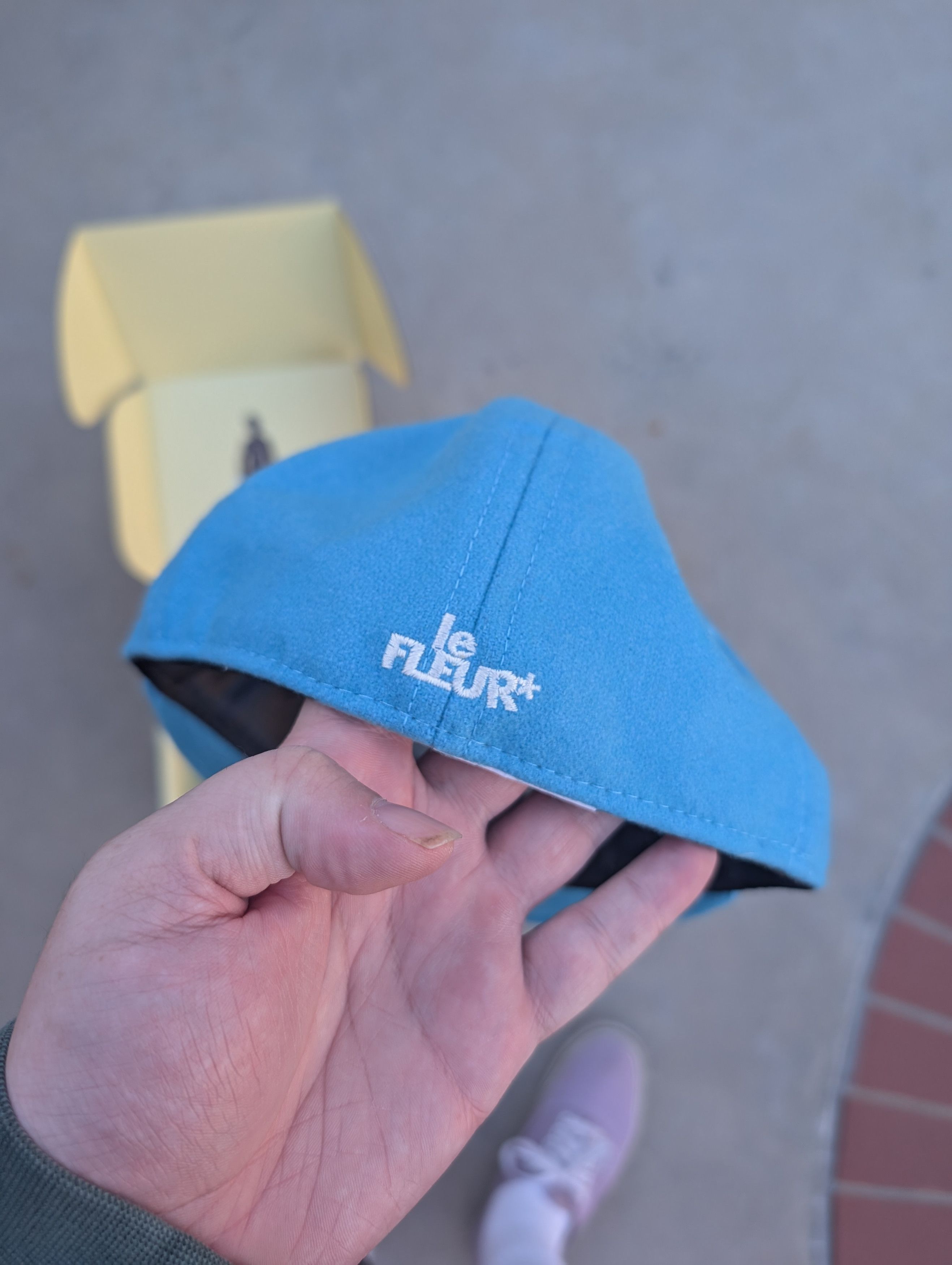 Ebbets Field Flannels × Golf le Fleur Golf Le Fleur F* fitted hat in blue. Size 7 Size ONE SIZE - 2 Thumbnail