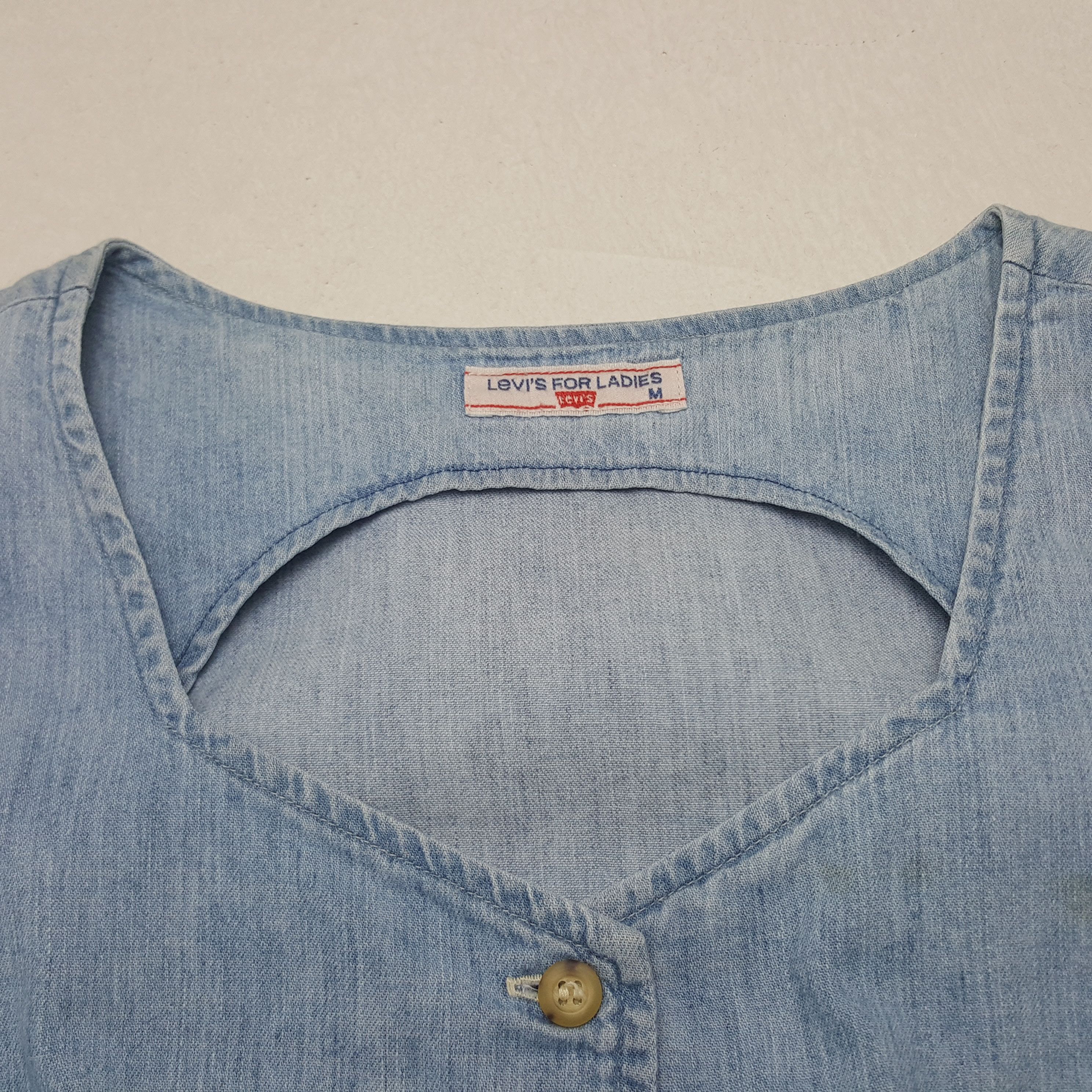 Japanese Brand × Levi's × Vintage Vintage Levi's Denim Vest Jacket Size S / US 4 / IT 40 - 4 Thumbnail