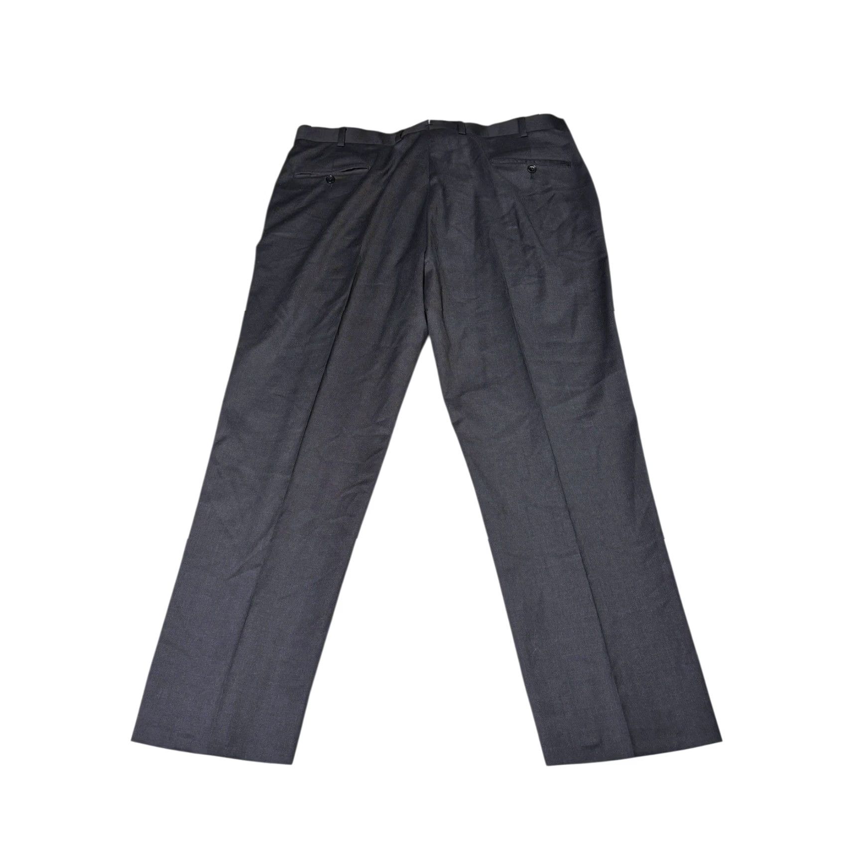 Brooks Brothers Brooks Brothers Milano Fit Dress Pants Wool Charcoal Gray Men Formal Workwear Tailored Fit Flat Front Zipper Button Dry Clean Only 40x30 Size US 40 / EU 56 - 7 Thumbnail