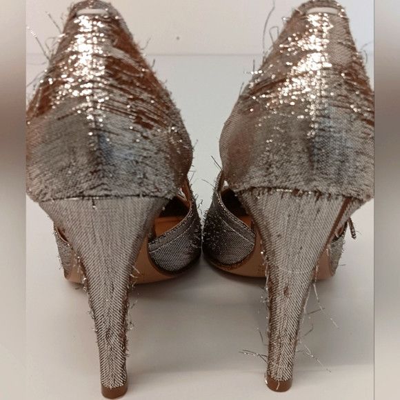 Maison Margiela Maison Margiela Distressed Metallic Mary Jane Pumps -EU36 Size US 6 / IT 36 - 12 Thumbnail