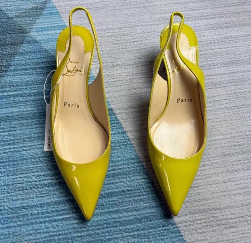 Christian Louboutin CL Heels 37 Size US 6.5 / IT 36.5 - 1 Thumbnail
