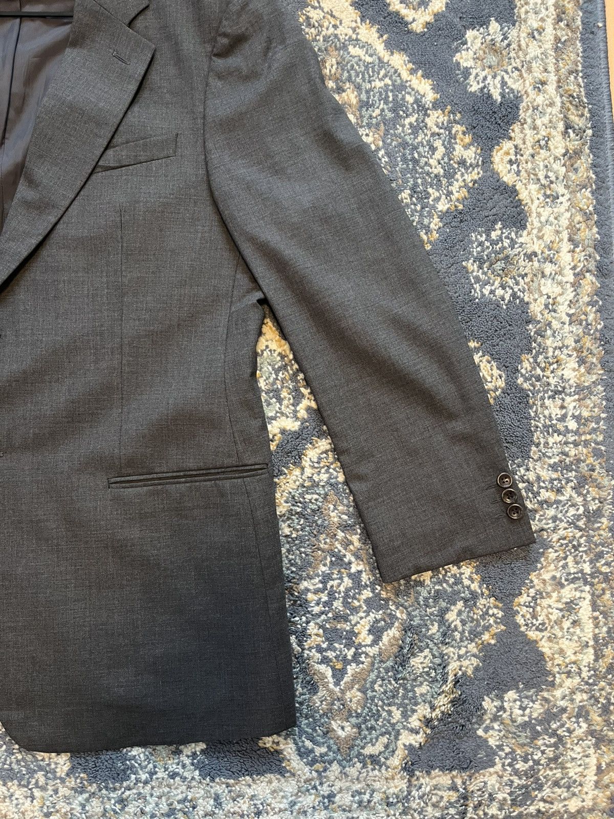 Armani × Armani Collezioni Armani Grey Blazer Size 54R - 3 Thumbnail