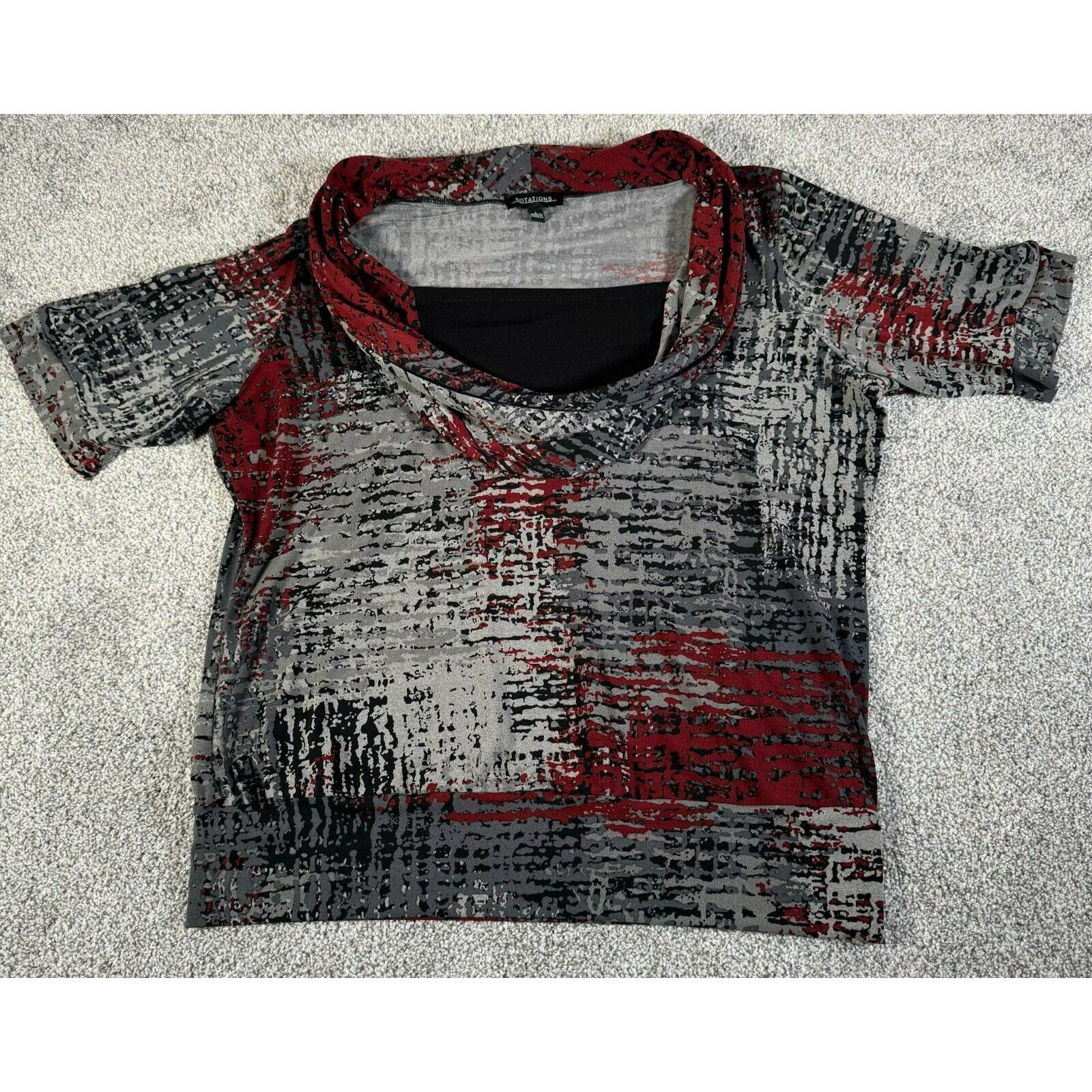 Other Vintage Y2K Top Large Cowl Neck Fairy Grunge Office Abstract Size L / US 10 / IT 46 - 1 Thumbnail