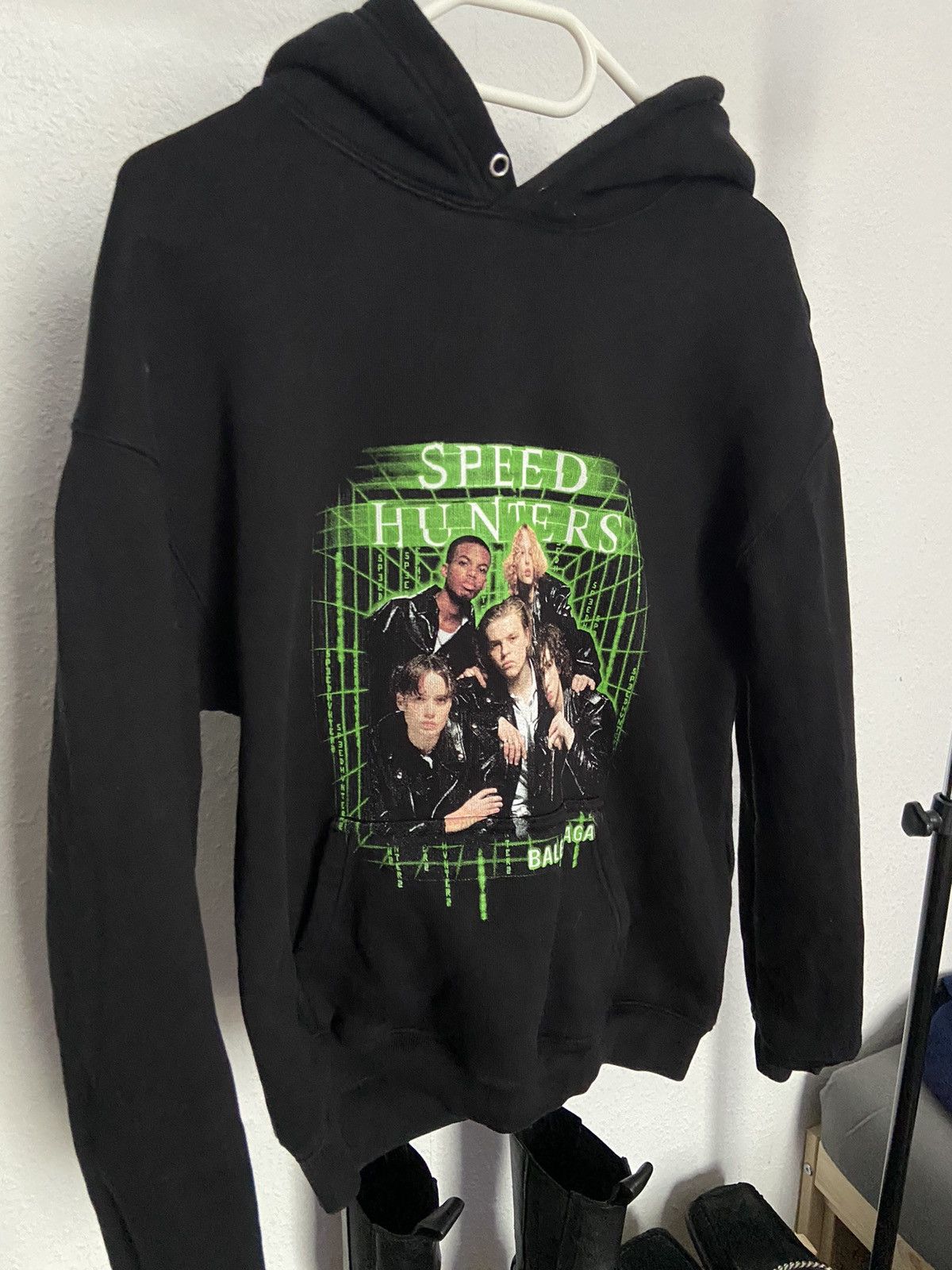 image of Balenciaga Speed Hunters Hoodie Femme S in Black, Women's (Size Small)