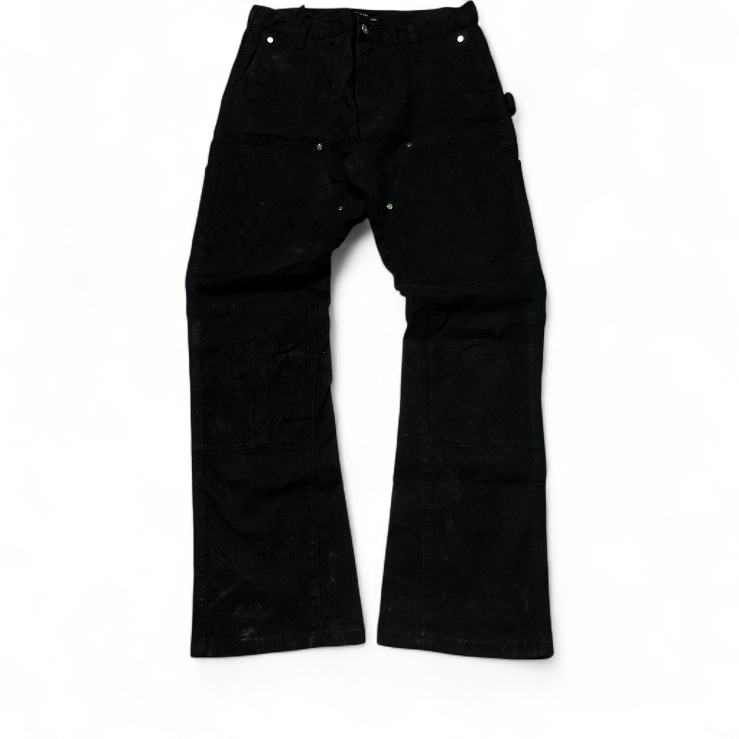 Vuja De Vuja De Double Knee Flared Jeans Size US 32 / EU 48 - 2 Thumbnail