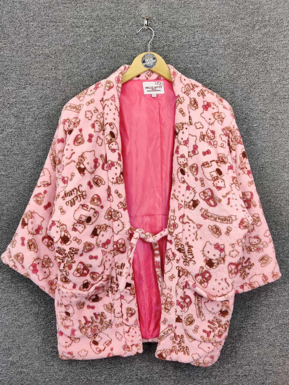 Anime Hello Kitty 40th Anniversary Fleece Kimono Jacket Size US M / EU 48-50 / 2 - 1 Thumbnail