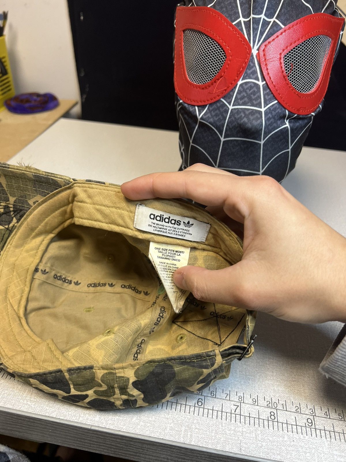 Adidas Adidas Camo Mona Lisa Distressed Cap Size ONE SIZE - 9 Thumbnail