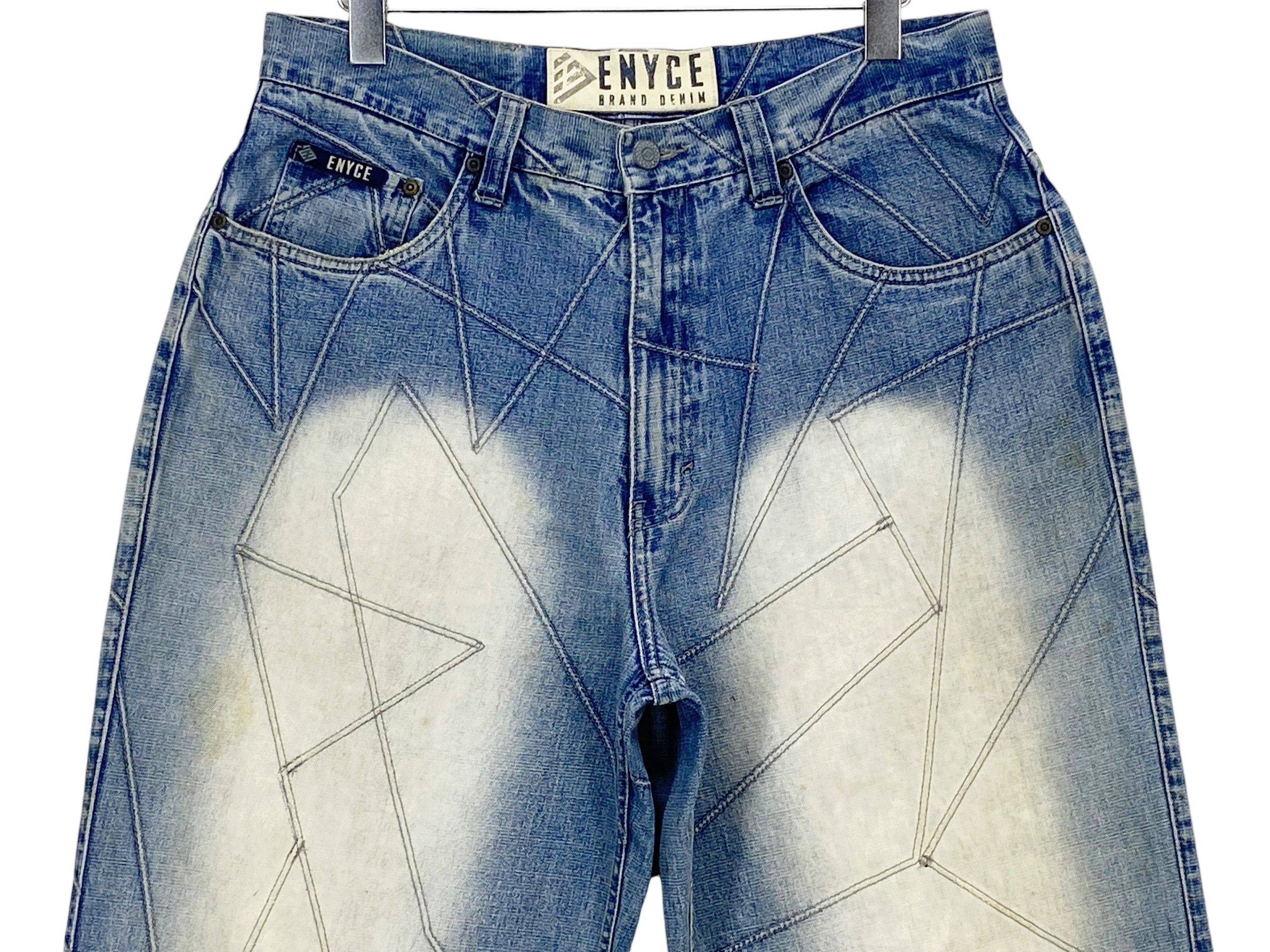 Enyce ENYCE Denim Baggy Distressed Jeans Pants Size US 32 / EU 48 - 3 Thumbnail