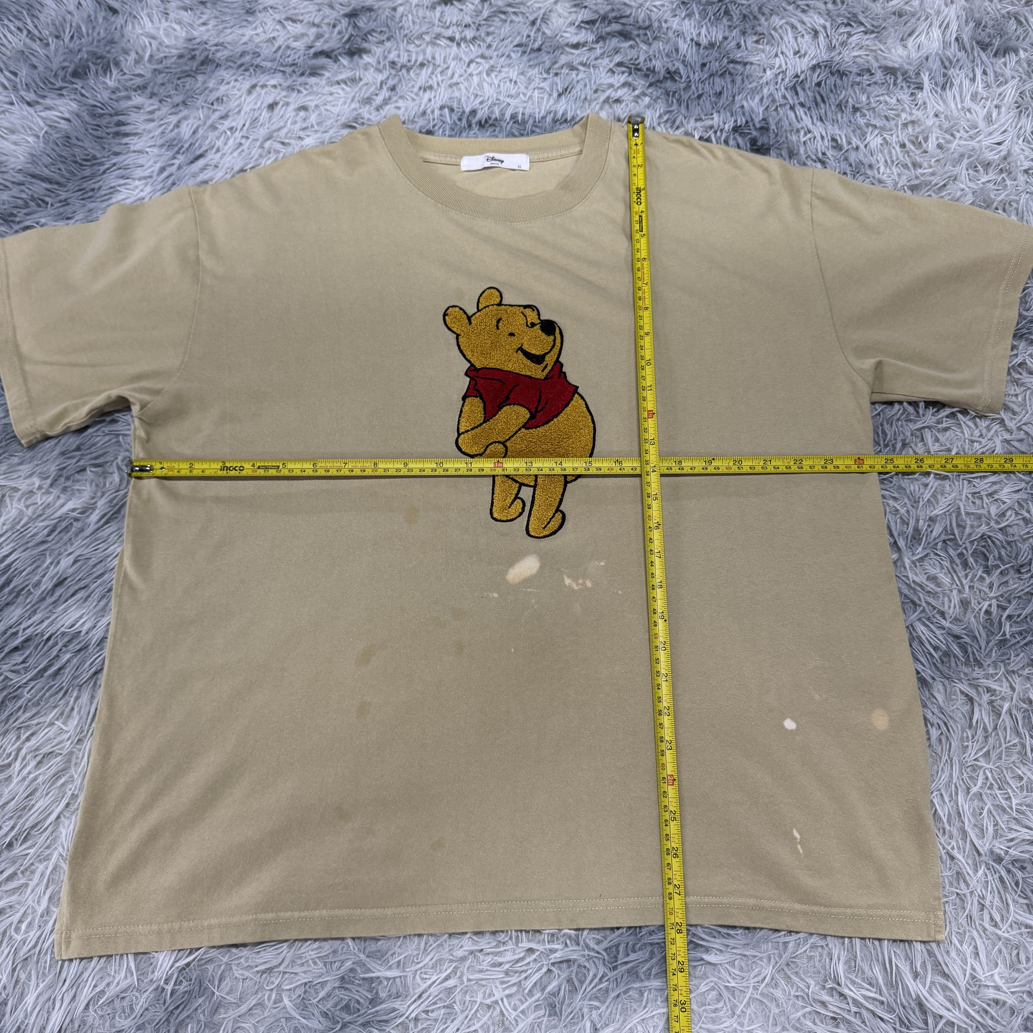 Vintage Vintage Disney Winnie The Pooh Bees Sunfaded Tshirt Size US L / EU 52-54 / 3 - 5 Thumbnail