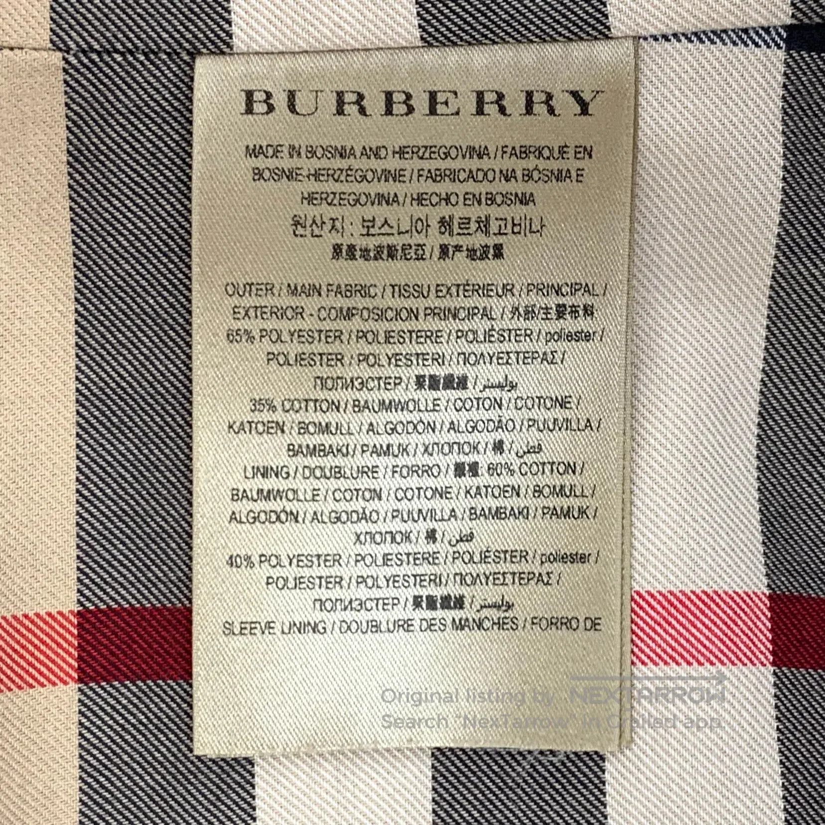 Burberry Burberry Brown double-breasted long sleeve belt windbreake Size XS / US 0-2 / IT 36-38 - 6 Thumbnail