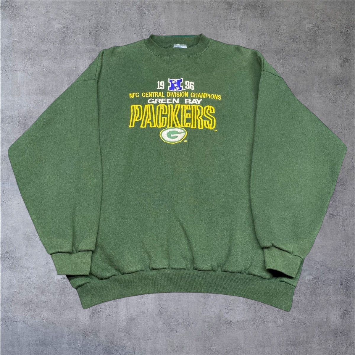 Logo 7 × Vintage Vintage Green Bay Packers Sweatshirt Size US XL / EU 56 / 4 - 1 Thumbnail