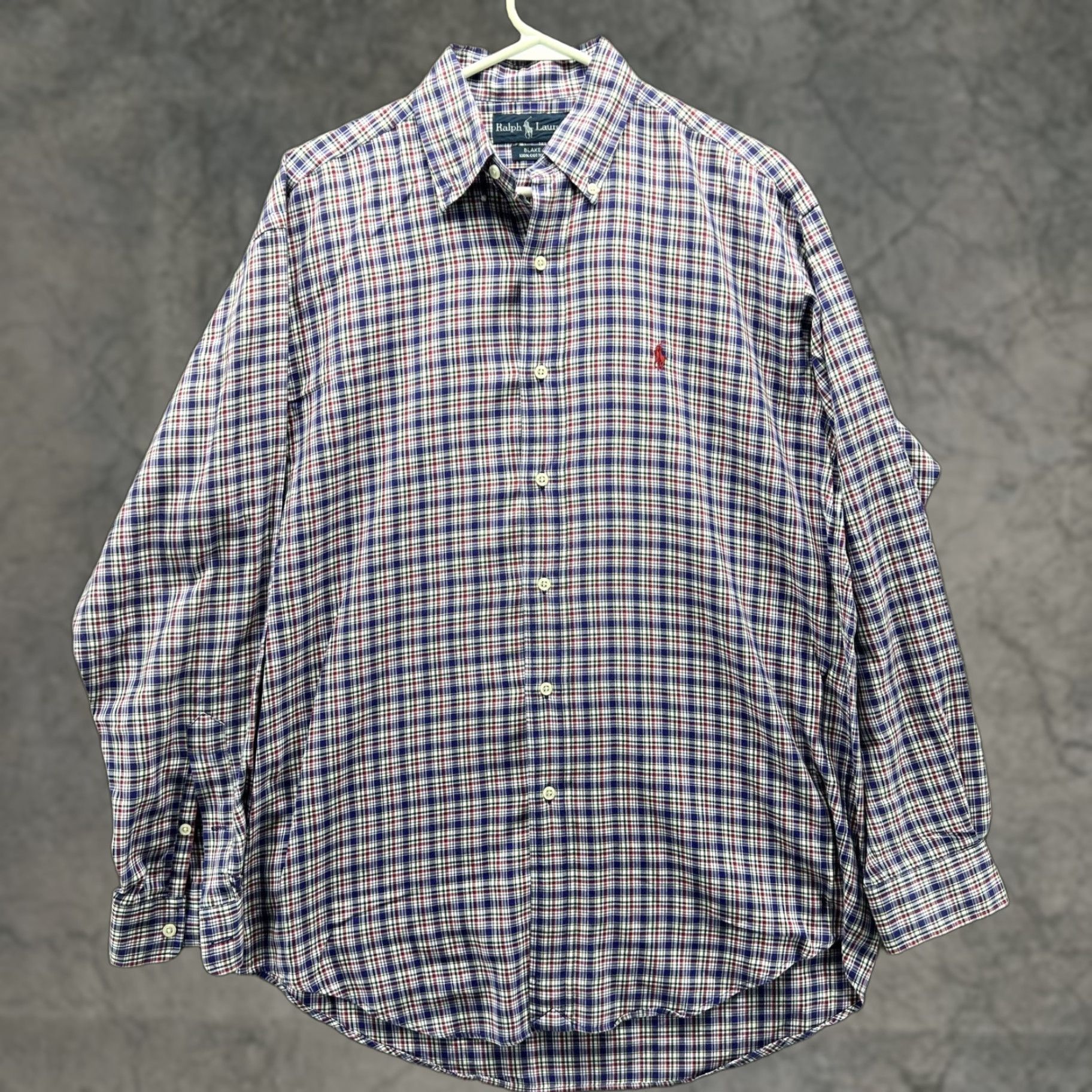 Ralph Lauren Ralph Lauren Shirt Mens Small Blue Plaid Long Sleeve Button Down Blake Casual Size US S / EU 44-46 / 1 - 1 Thumbnail