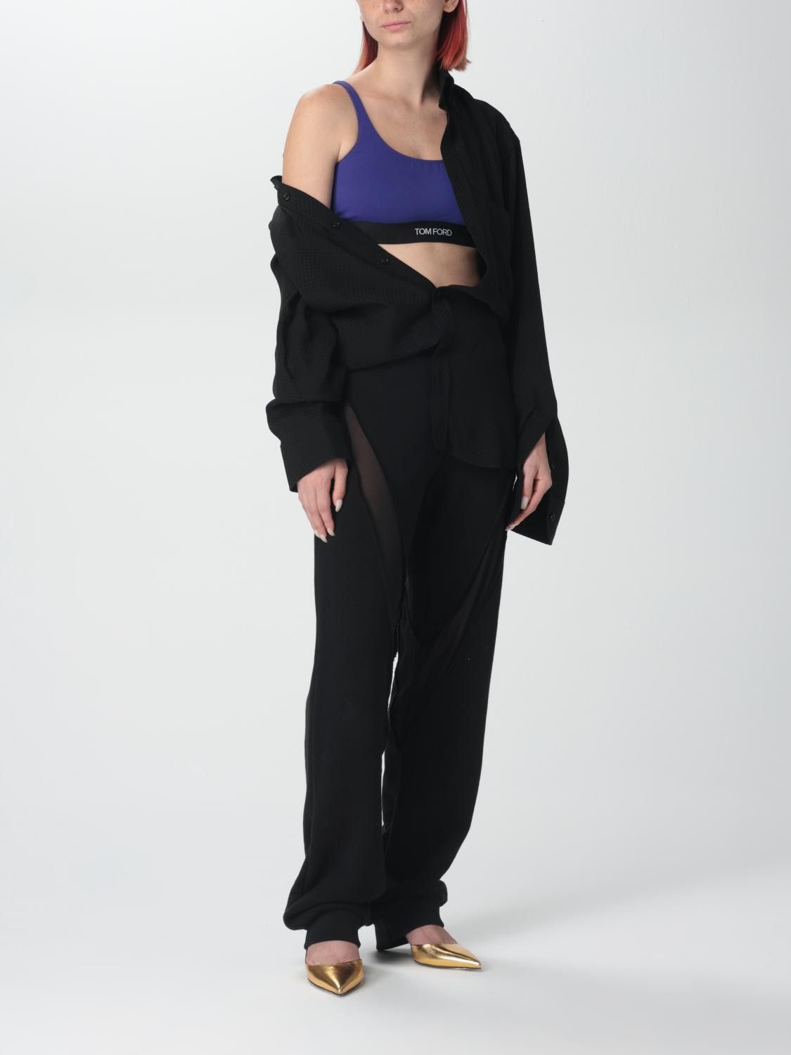 Tom Ford o1y0126 Sweatpant in Black Size 27" / US 4 / IT 40 - 2 Thumbnail
