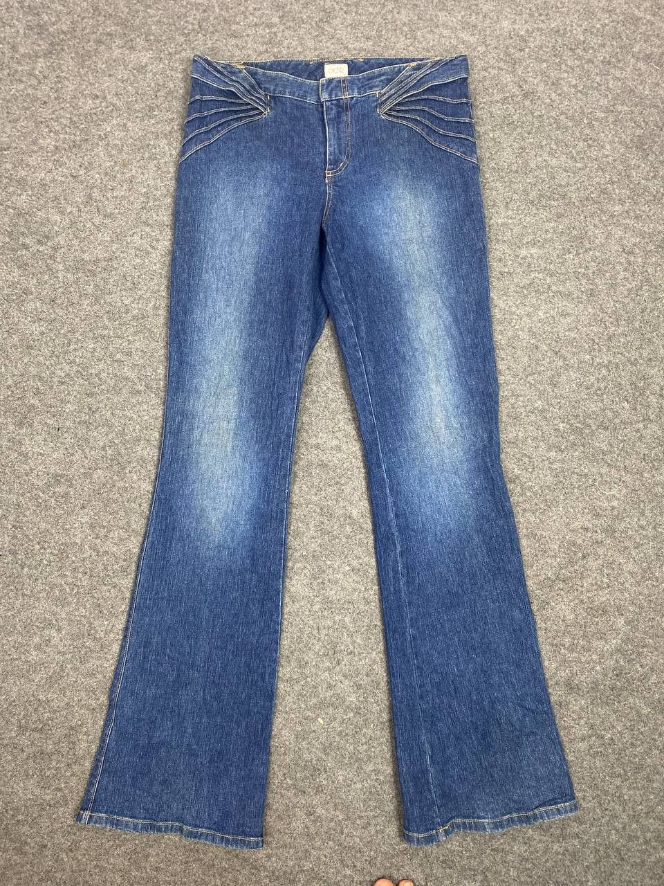 Japanese Brand vintage japanese brands bootcut flare denim Size 33" - 4 Thumbnail