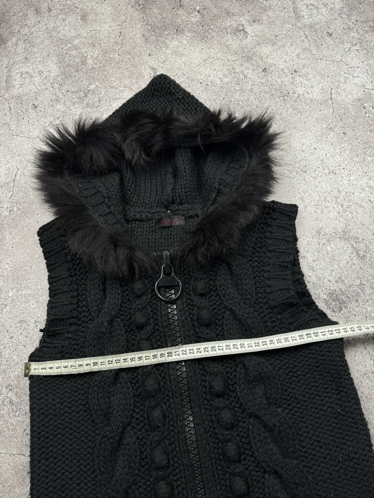 If Six Was Nine AVANT GARDE Big Zipper Fur opium vest IfSixWasNine LGB style Size S / US 4 / IT 40 - 6 Thumbnail