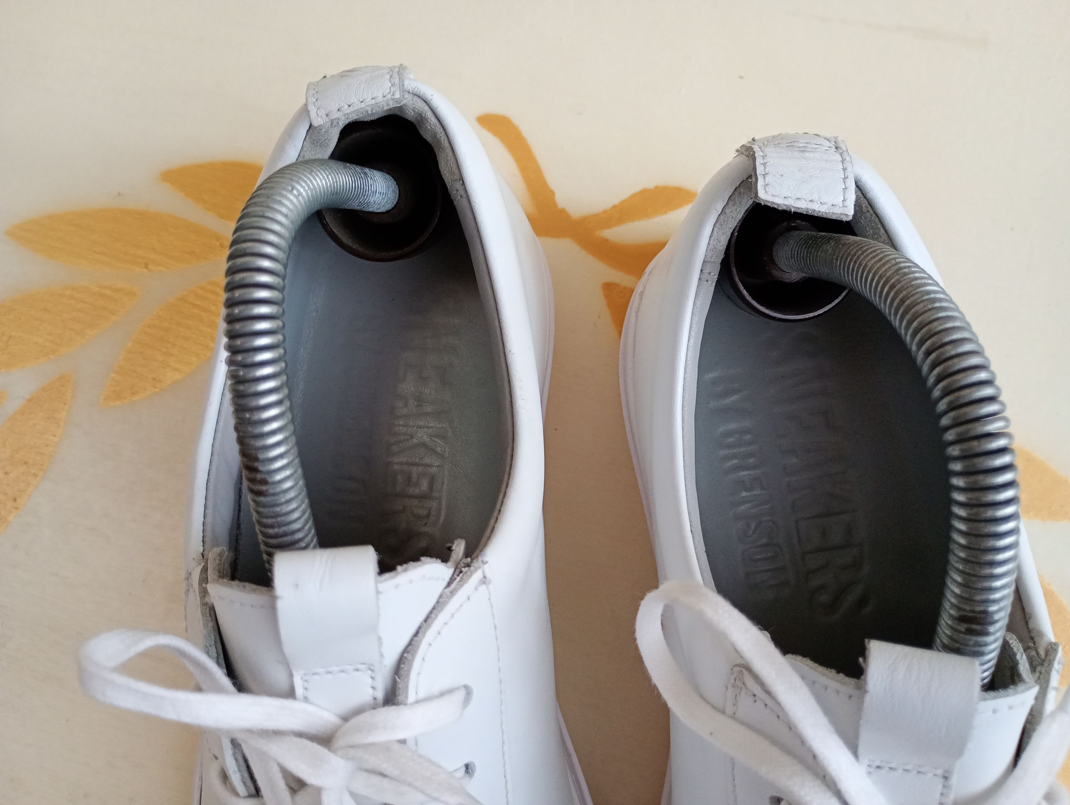 Grenson Grenson White Leather Sneakers Size US 8 / EU 41 - 6 Thumbnail
