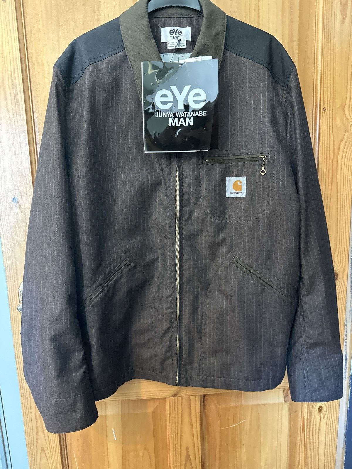 Carhartt × Junya Watanabe Junya Watanabe MAN x Carhartt Pinstripe Work Jacket Size US L / EU 52-54 / 3 - 1 Thumbnail