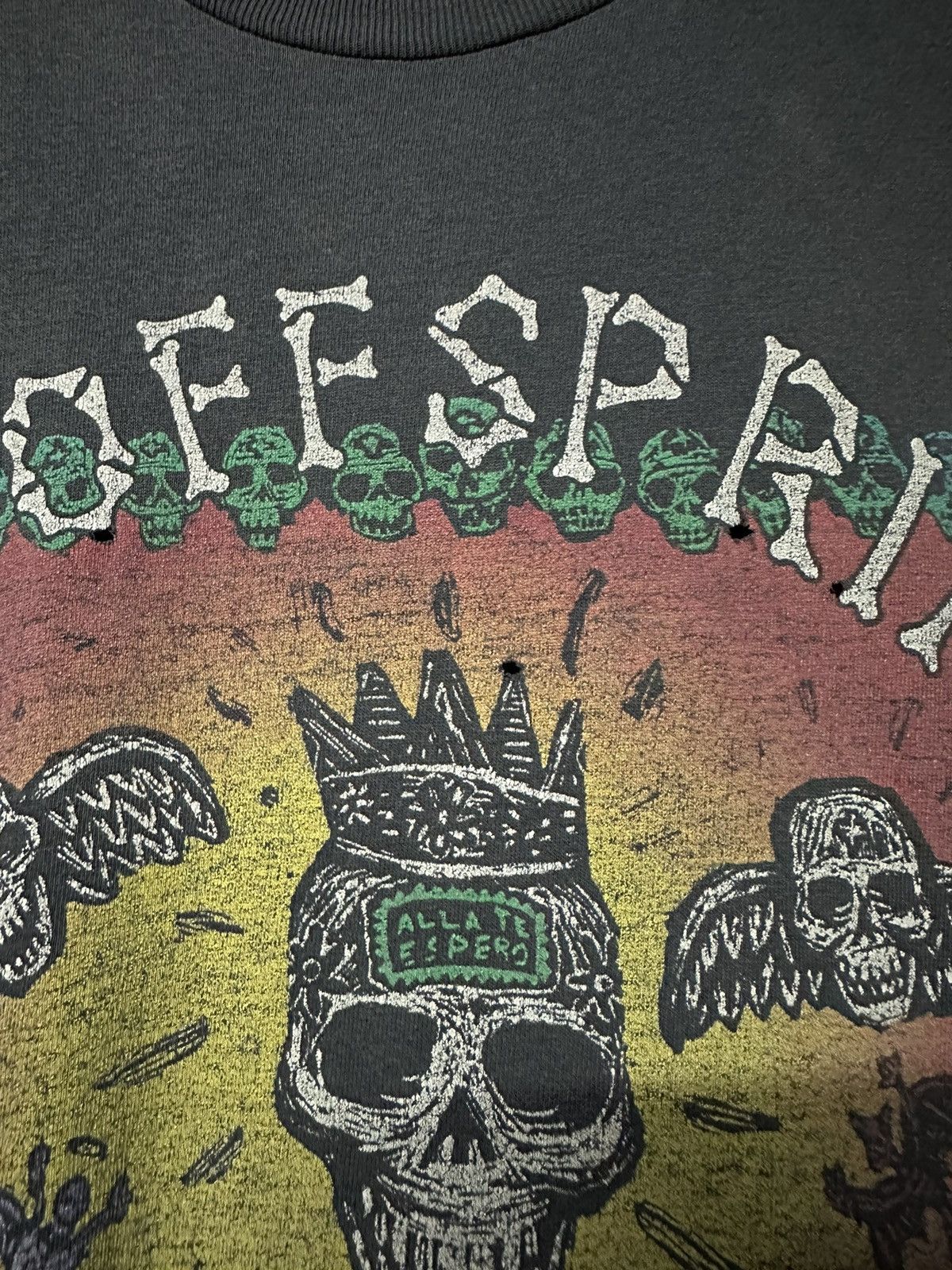 Band Tees Thrashed Vintage 90s The Offspring On The Hombray Faded Tee Size US L / EU 52-54 / 3 - 3 Thumbnail