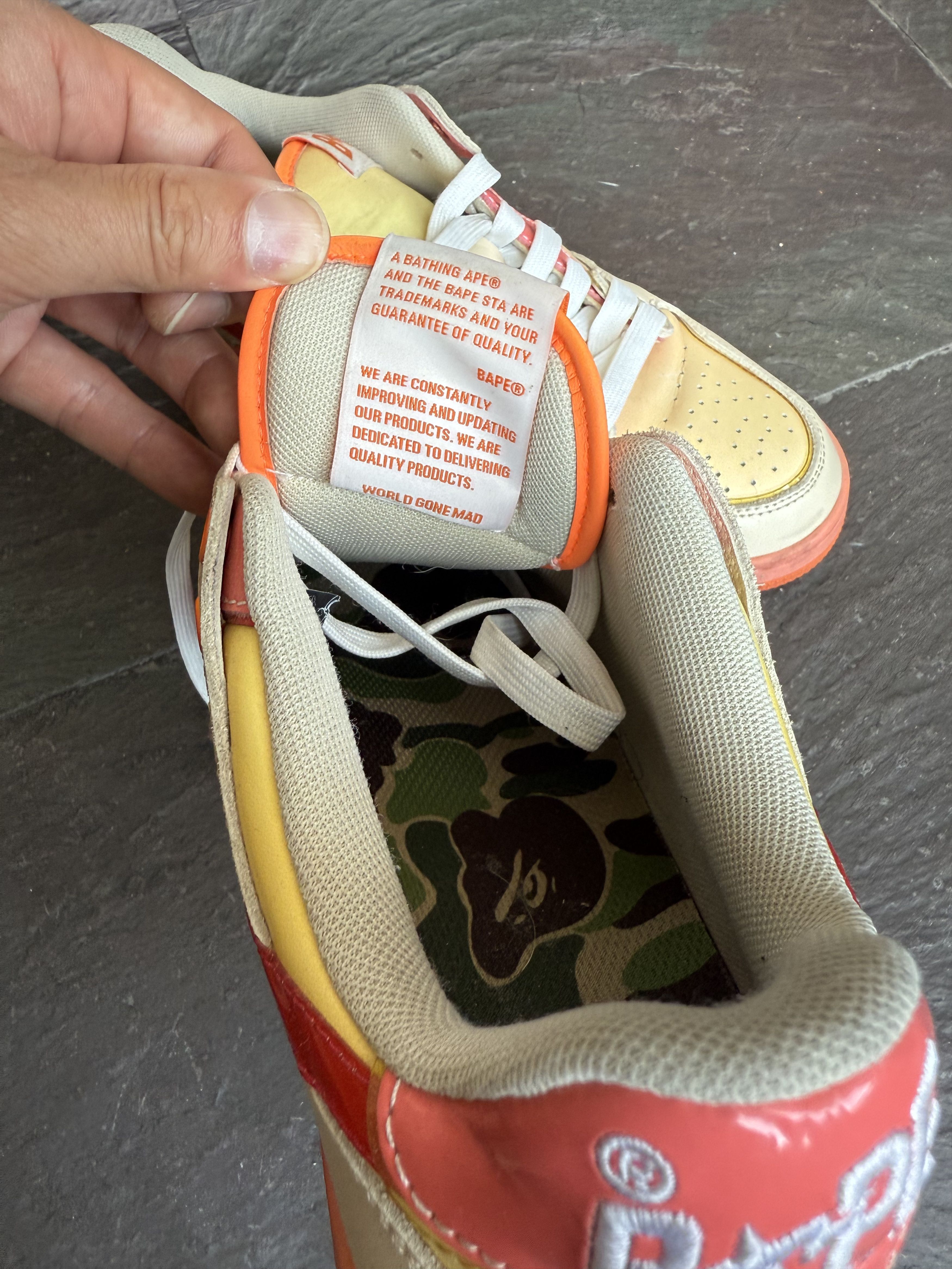 Bape Bapesta Sneaker Size US 8 / EU 41 - 5 Thumbnail