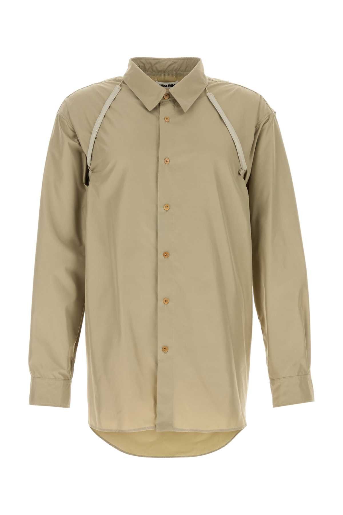 Khaki Polyester Latest Nomad Shirt