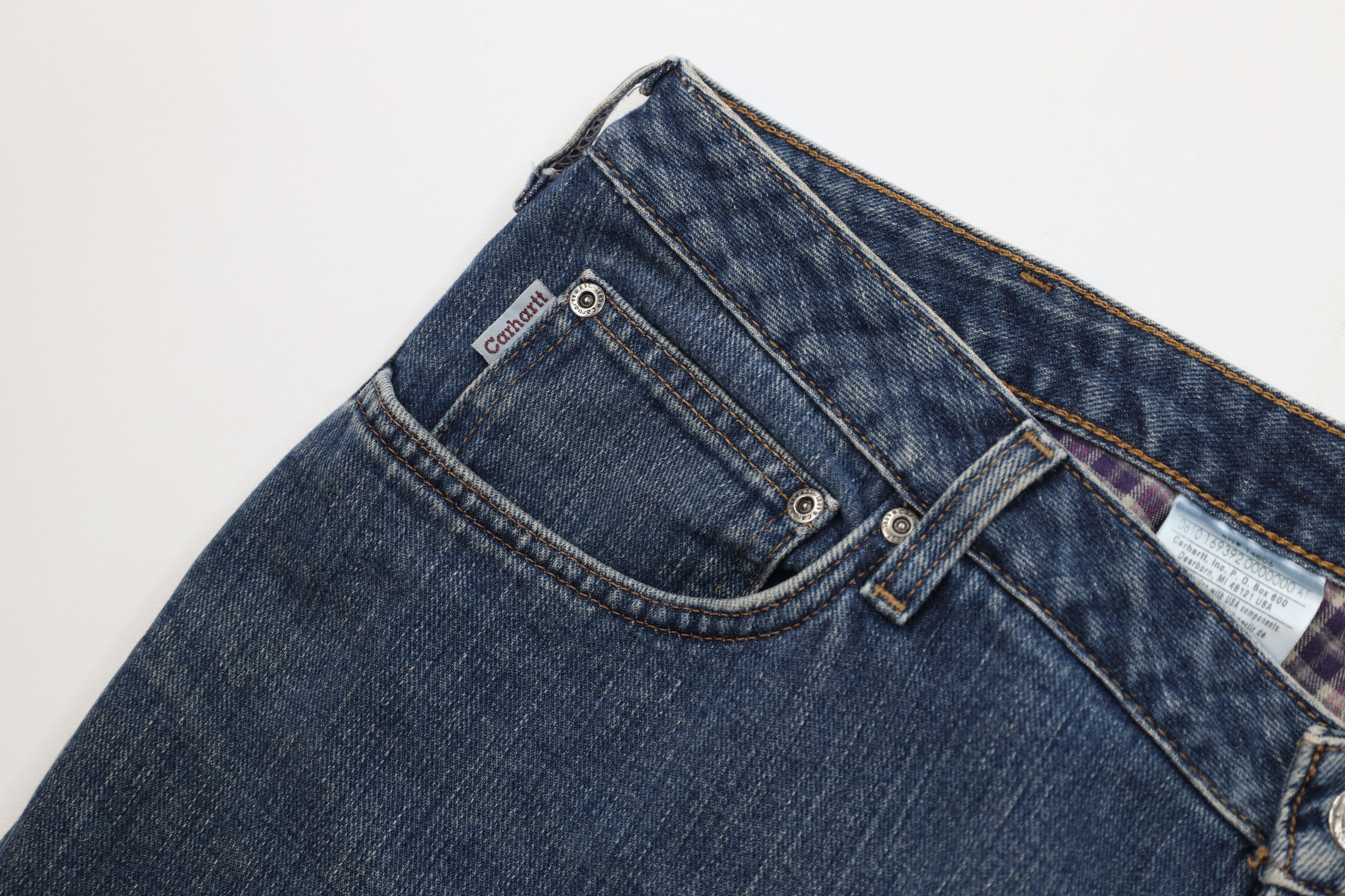 Carhartt Vintage Y2K Carhartt Lined Relaxed Wide Leg Denim Jeans Size 38" / US 16 / IT 52 - 8 Thumbnail