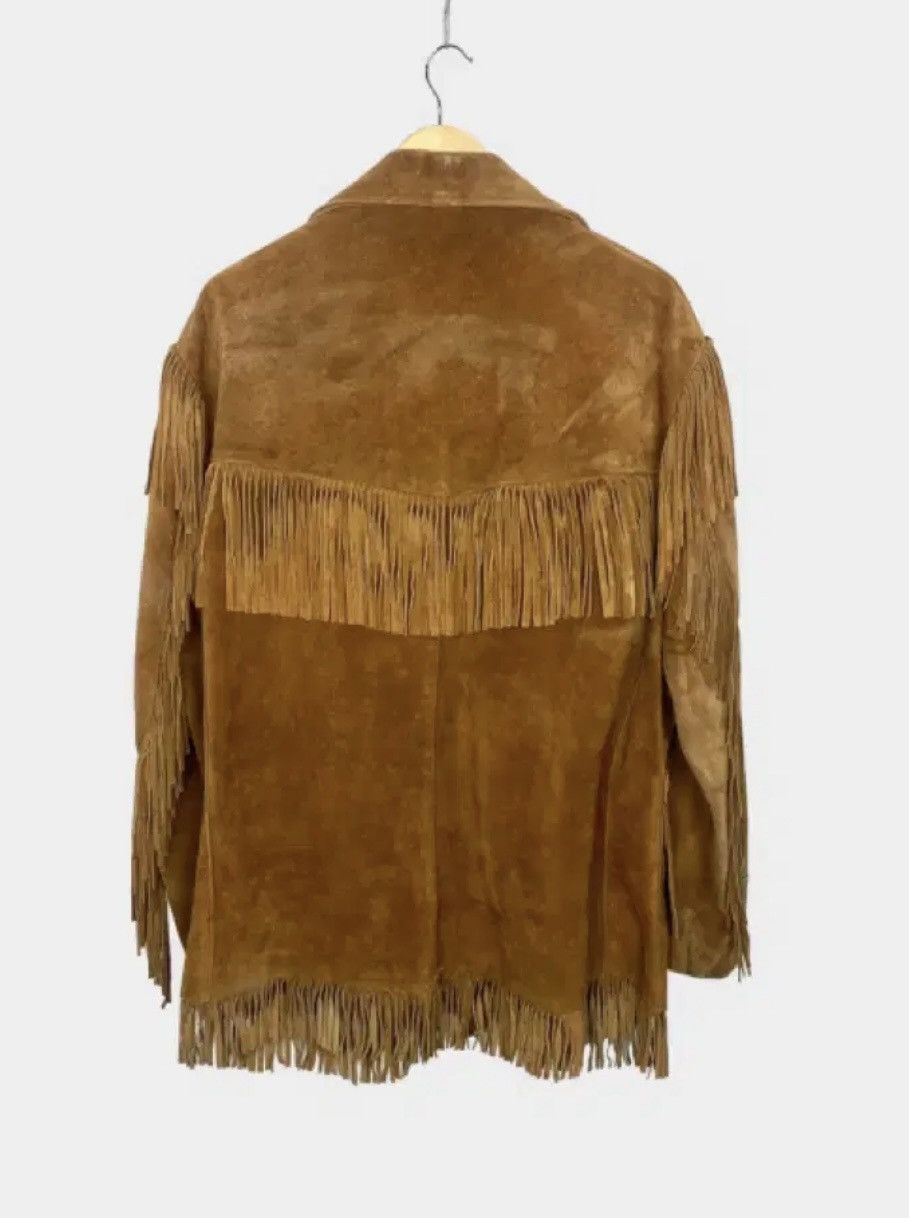70s Schott Western Fringe Suede Jacket USA 48