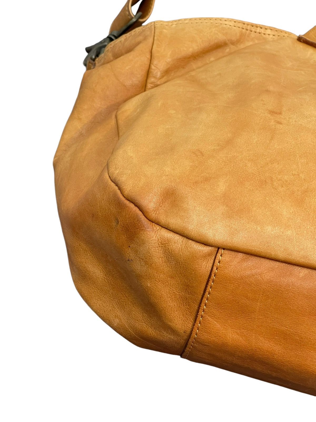 Japanese Brand Full Leather Patina Brown Sebenie Tote 3 Way Bag 1🟩1 Size ONE SIZE - 5 Thumbnail